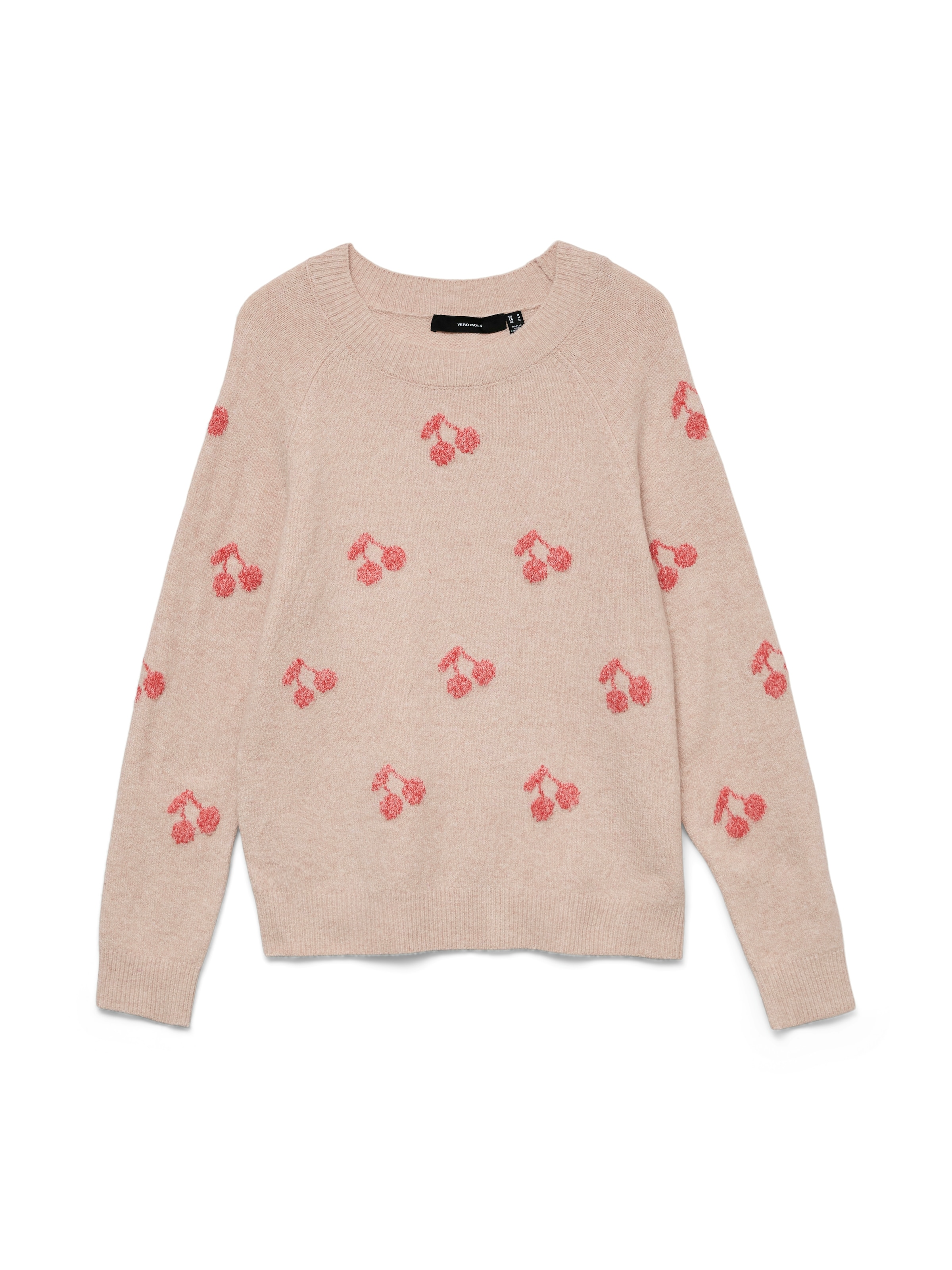 Vero Moda Rundhalspullover »VMDOFFY INTARSIA LS O-NCK PULLOV GA NOOS«