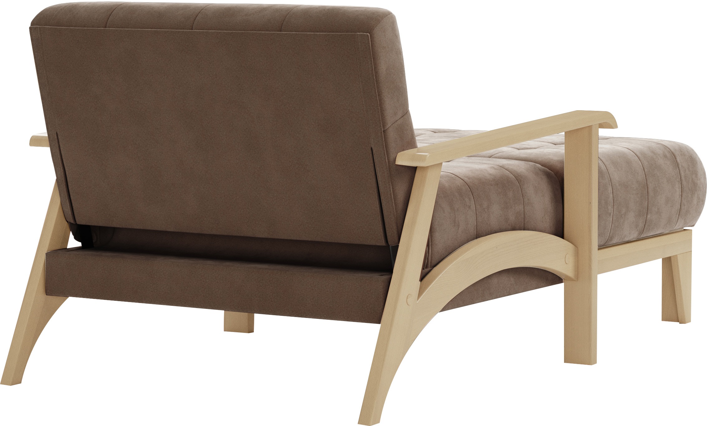 sit&more Recamiere »Billund«, Armlehnen aus Buchenholz in natur, verschiedene Bezüge und Farben