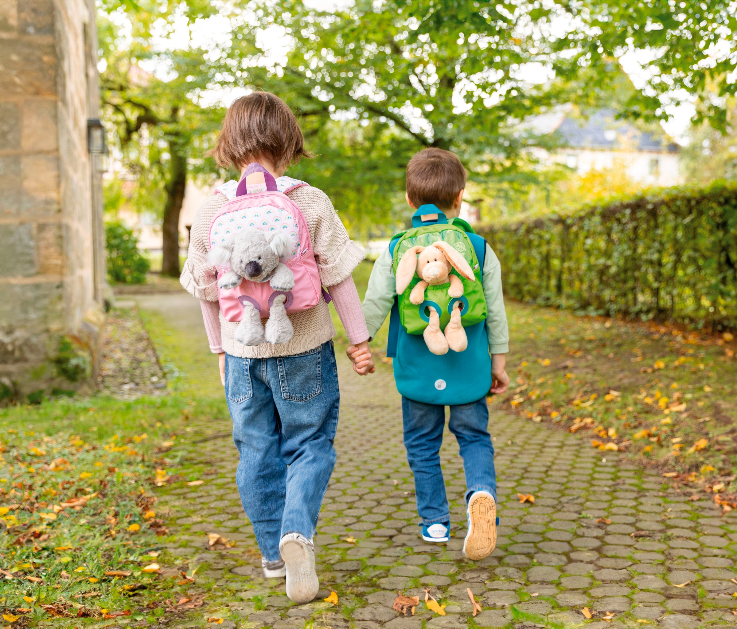 Nici Kinderrucksack »Travel Friends, Rucksack mit Plüsch Hase, 25 cm«