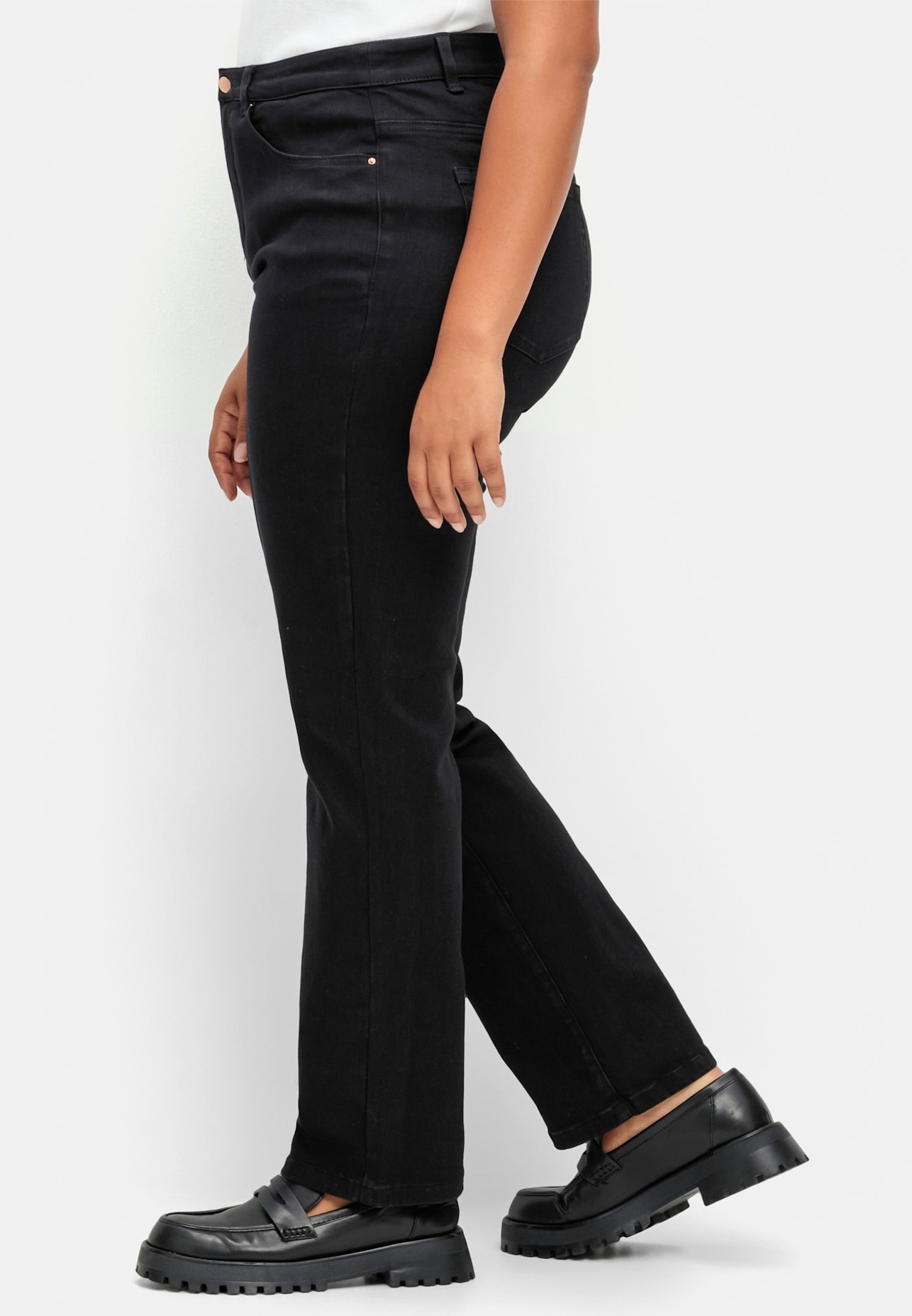 Sheego Bequeme Jeans, (1 tlg.)