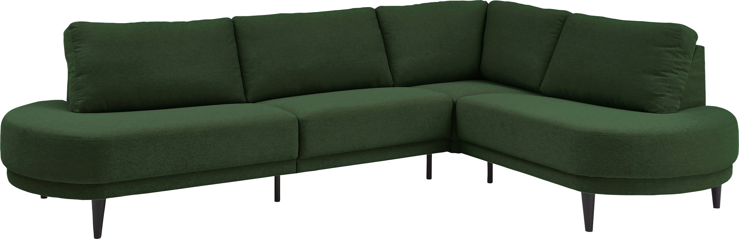ATLANTIC home collection Ecksofa »Ronny L-Form« mit Wellenunterfederung, rechts/links montierbar