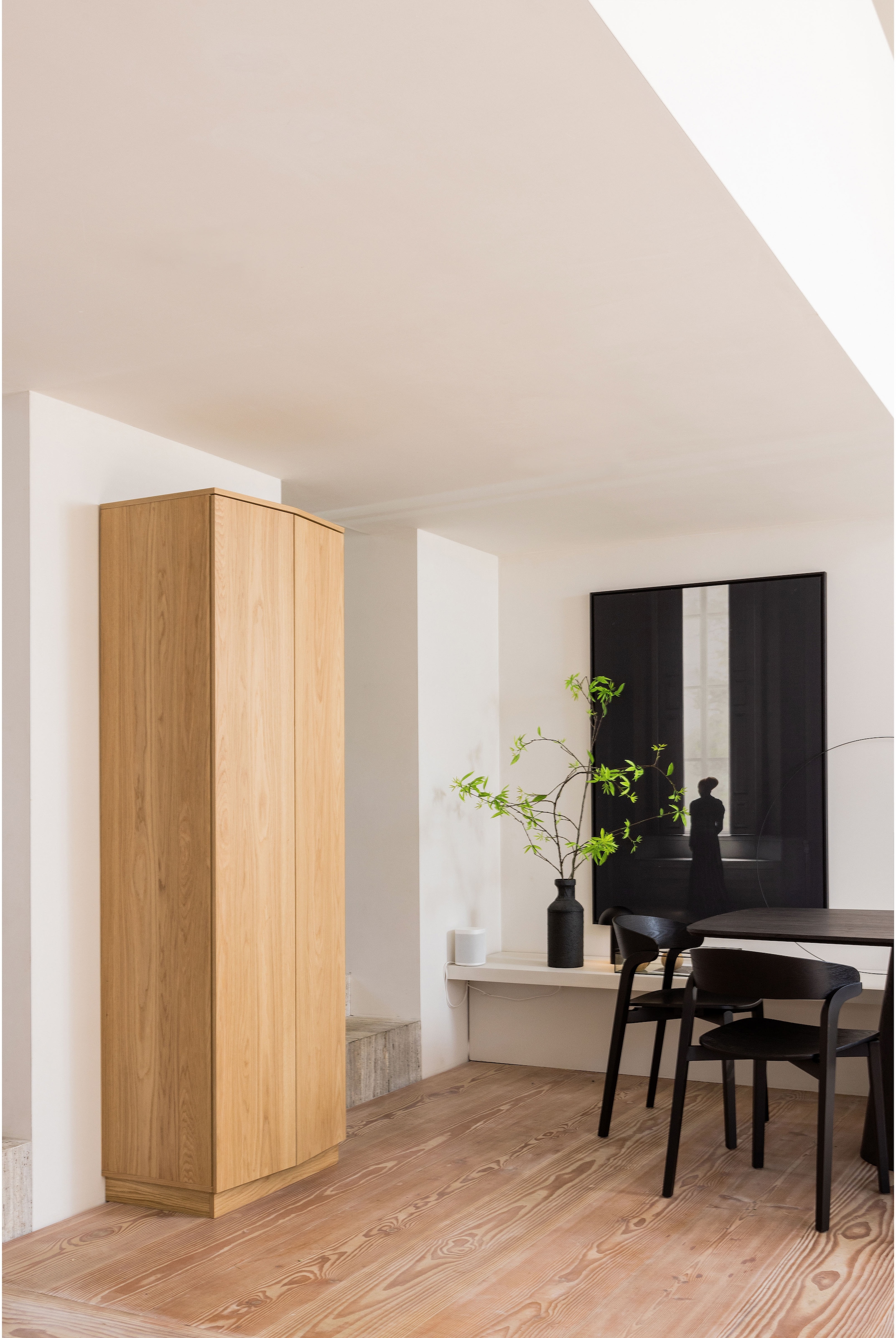 WOOOD Buffet »WOOOD ZUMA HOCHSCHRANK 67 CM EICHE FURNIER TRANSPARENT [fsc]« Hochschrank aus Eichenfurnier mit zeitlosem Design und Maserung