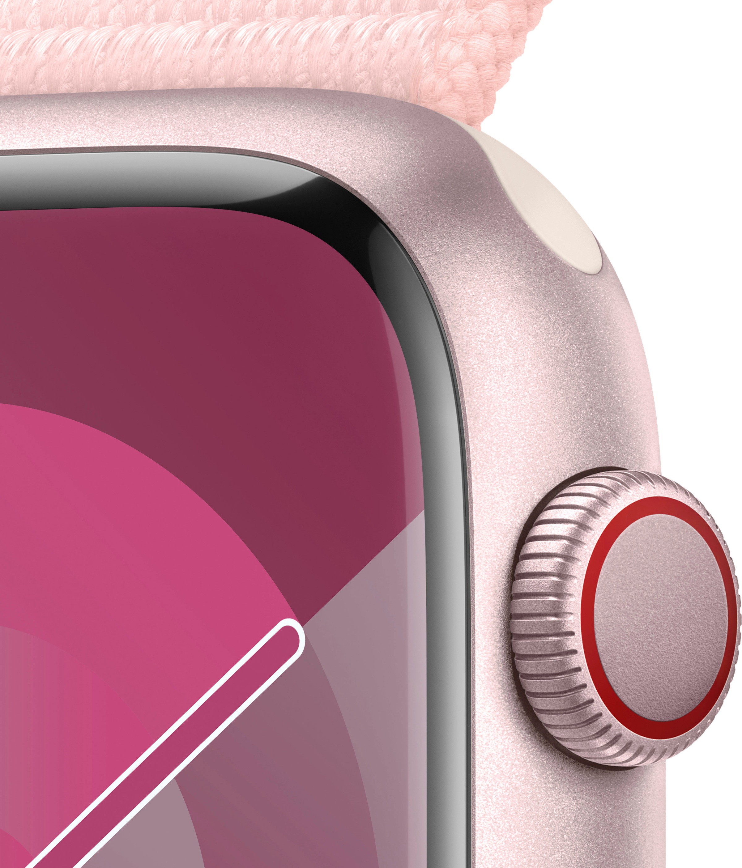 Apple Smartwatch »Watch Series 9 Aluminium«, (4,5 cm / 1,77 Zoll), Watch OS 10, Sport Loop)