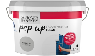 SCHÖNER WOHNEN FARBE Fliesenlack »pep up - hellgrau«