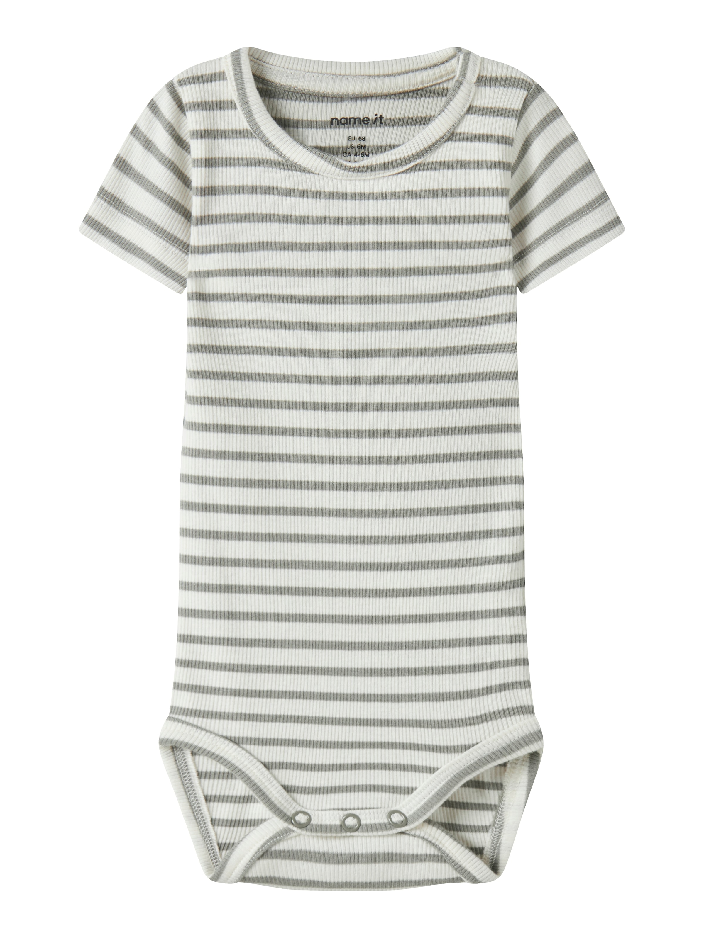 Name It Kurzarmbody »NBNBANI SS BODY NOOS« Baumwollmischung, Jersey Rippqualität