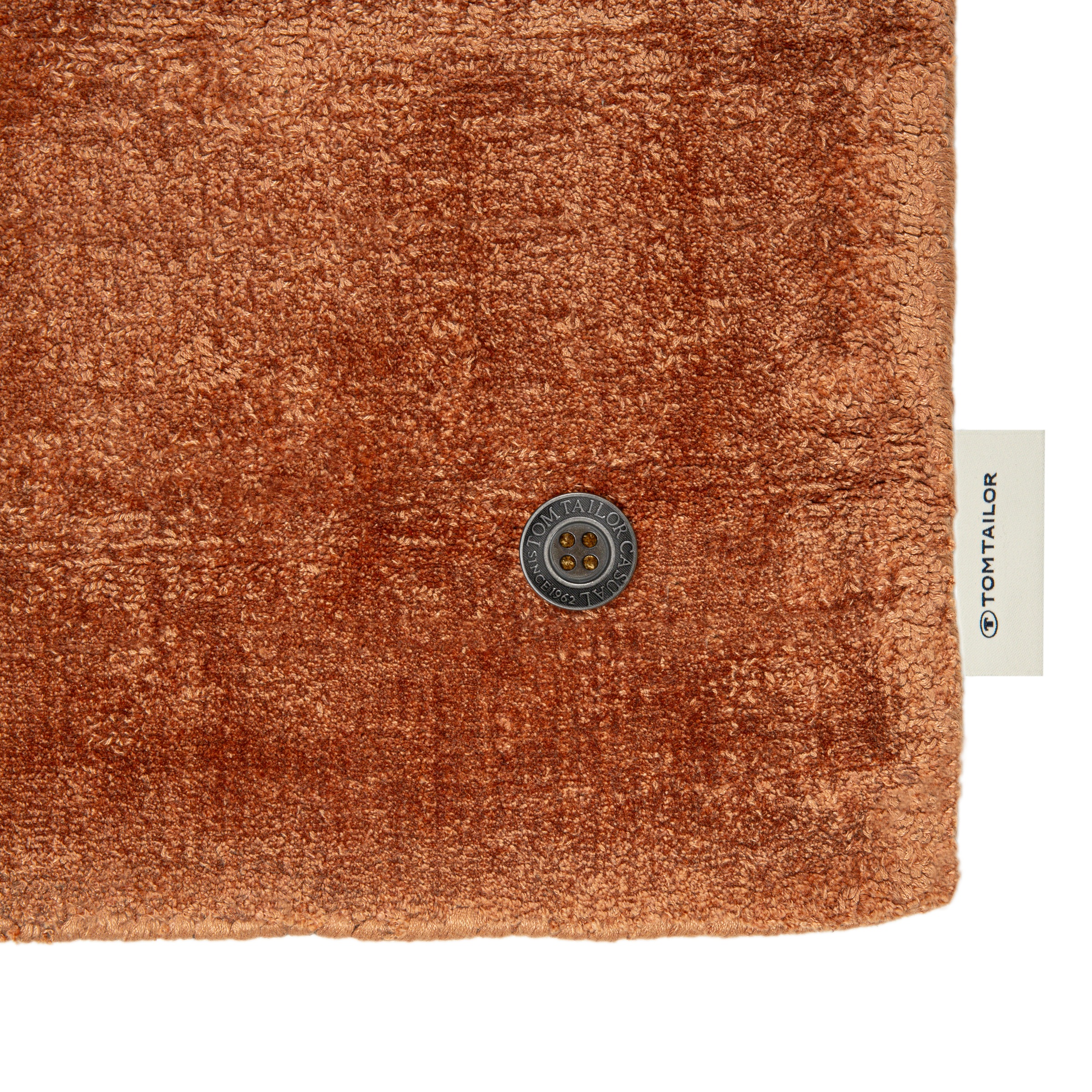TOM TAILOR HOME Teppich »Shine uni«, rechteckig, 8 mm Höhe, Handweb Teppich, 100% Viskose, handgewebt, mit elegantem Schimmer