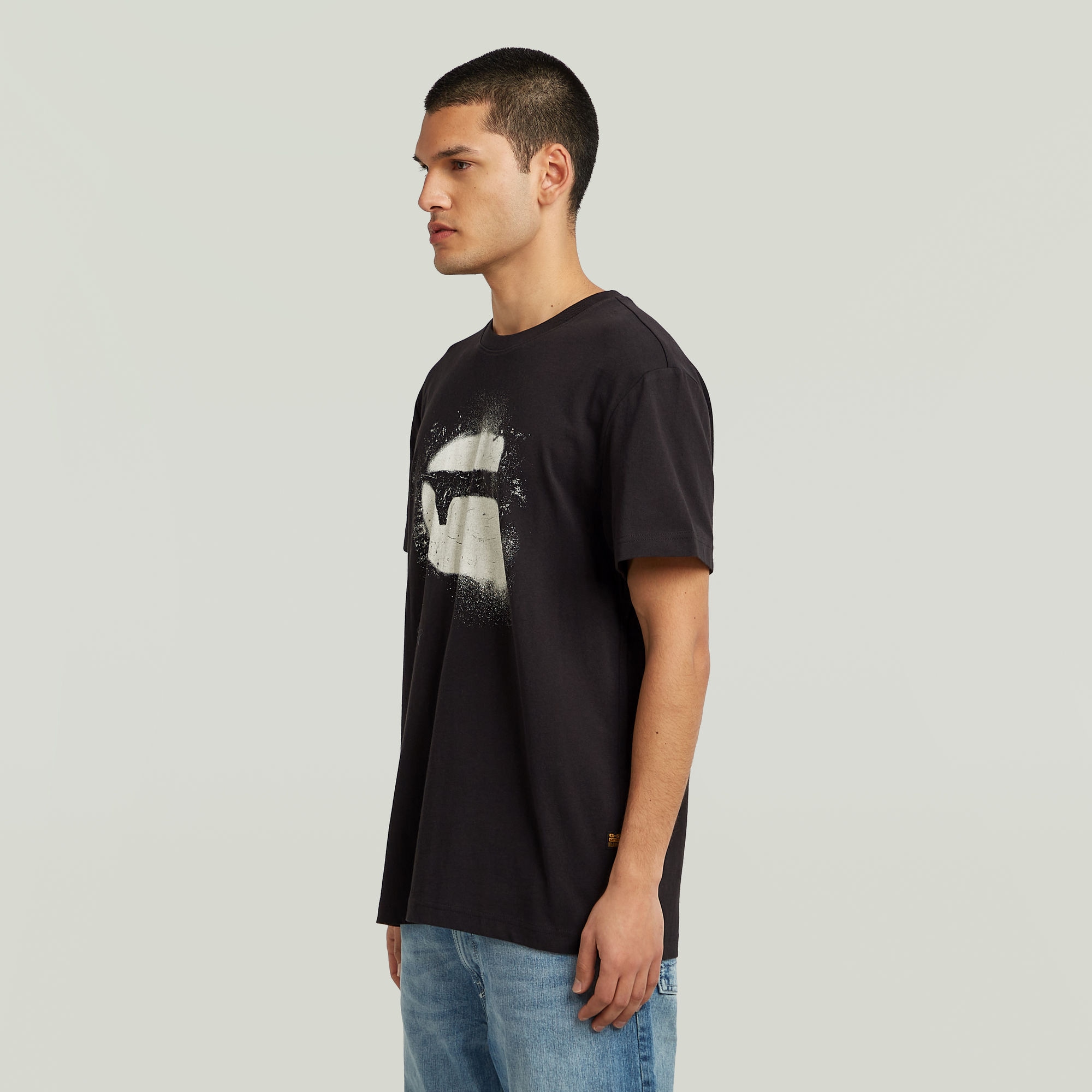 G-STAR T-Shirt »Spray G Logo« mit Rundhals