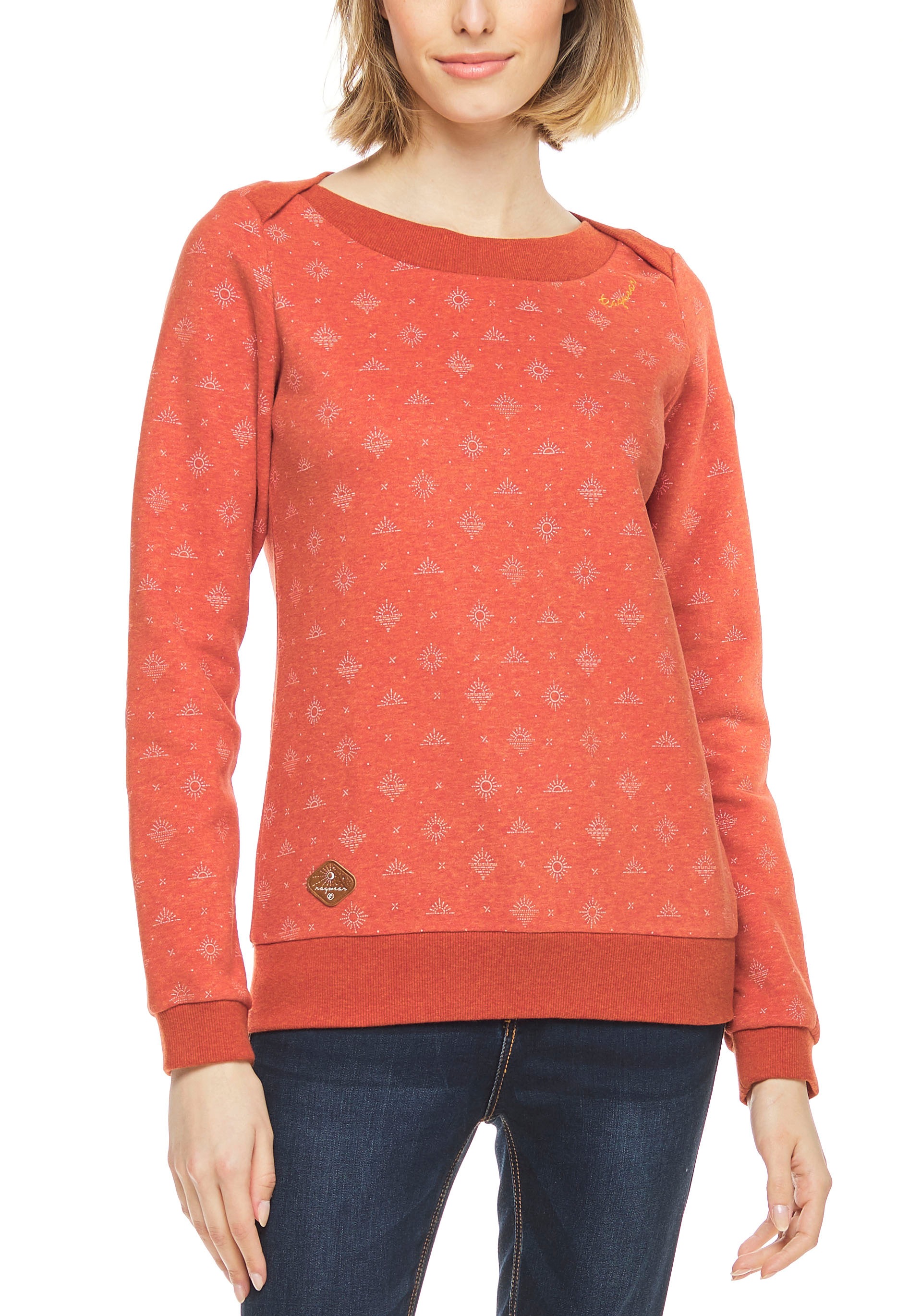 Ragwear Sweater »TASHI«, im Allover-Print-Design