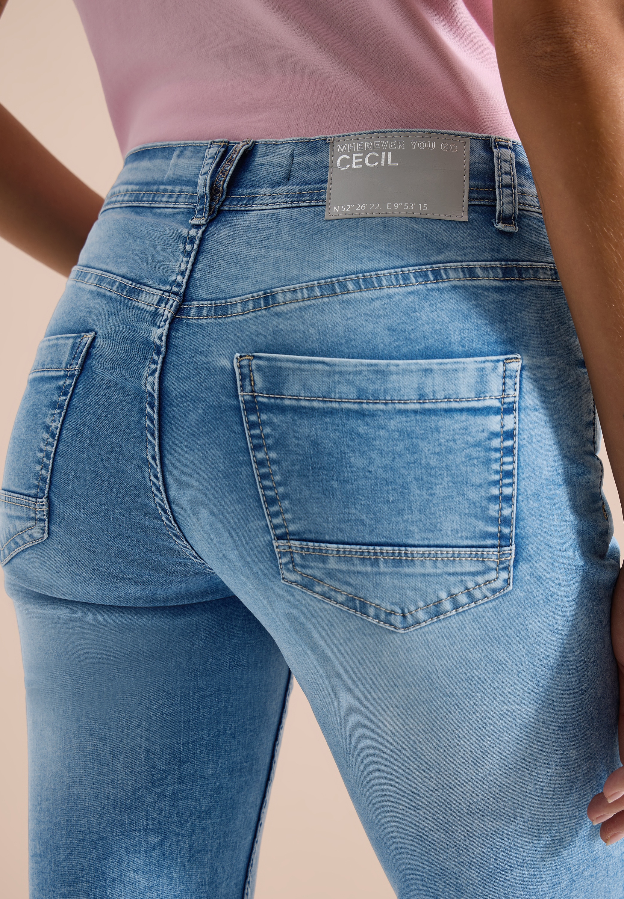 Cecil Slim-fit-Jeans »Style Scarlett« im Five-Pocket Style