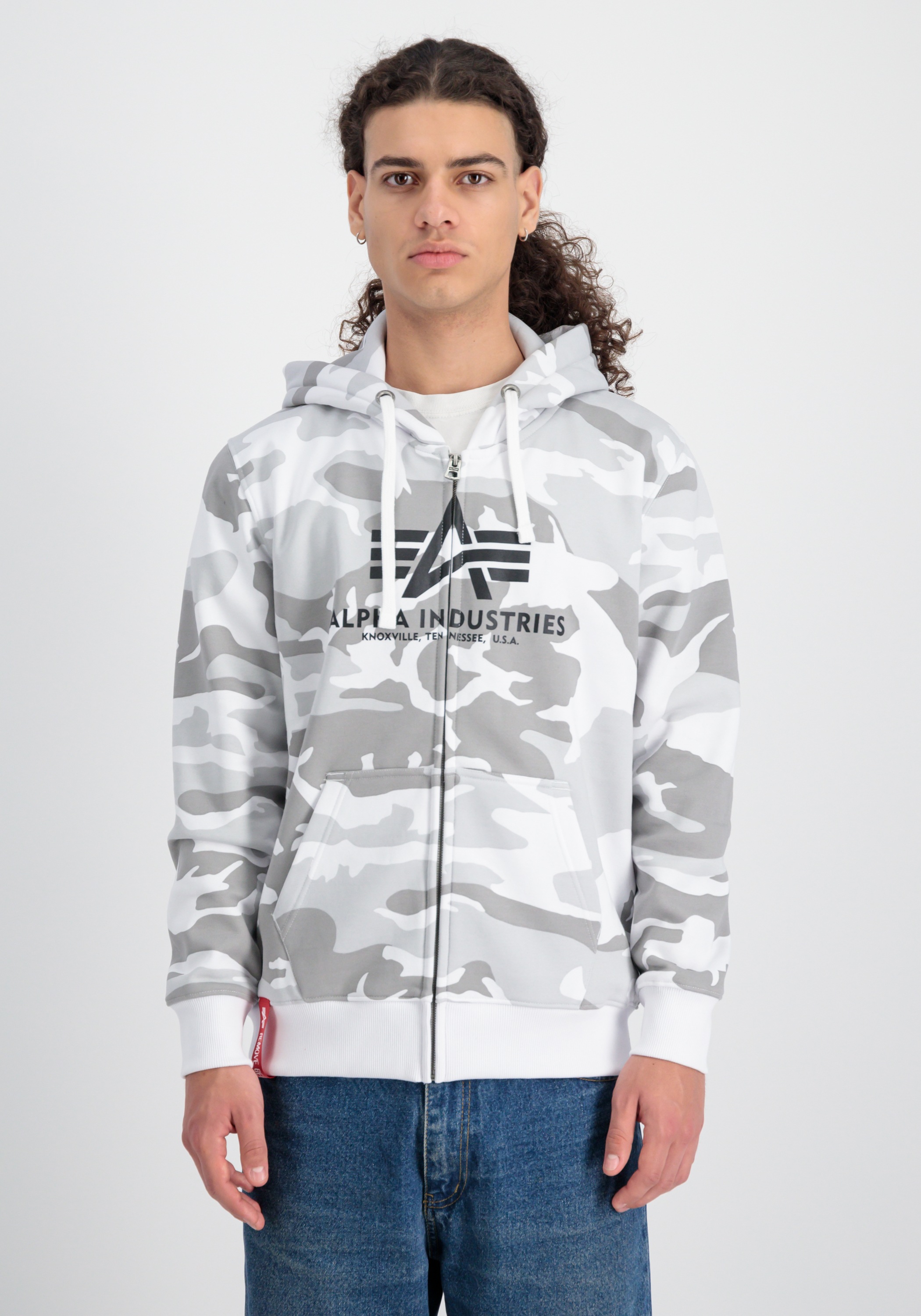 Alpha Industries Hoodie »Alpha Industries Men - Hoodies Basic Zip Hoodie Camo«