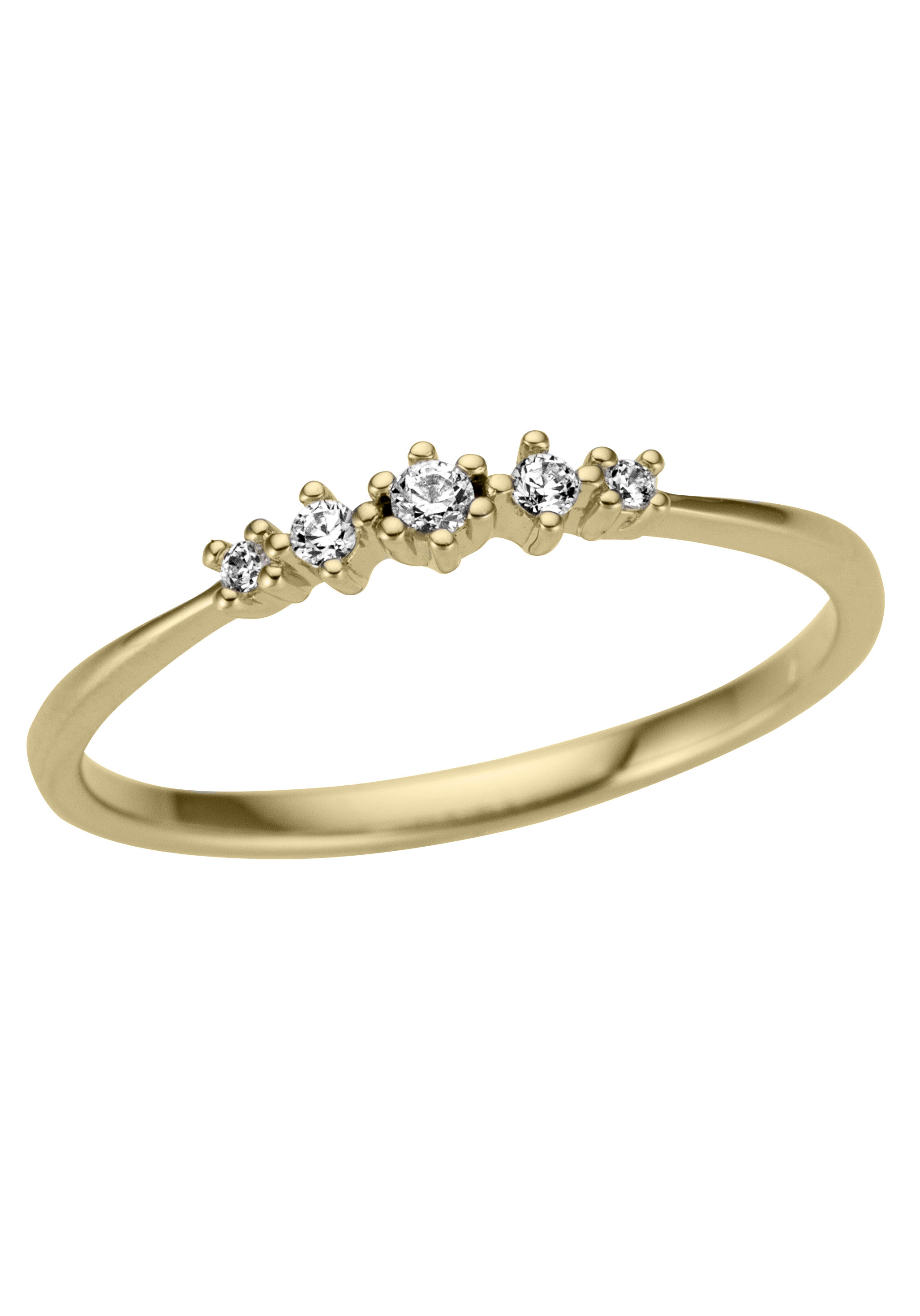 Goldring »Schmuck Geschenk, poliert«, zu Kleid, Shirt, Jeans, Sneaker! Anlass...