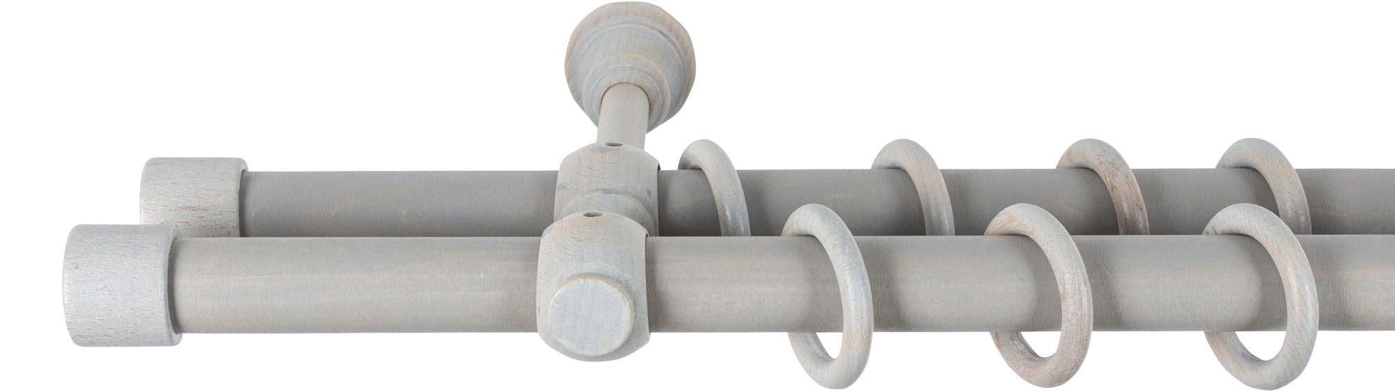 SN DECO GROUP Gardinenstange »Cafiro«, 2 läufig-läufig, Fixmaß