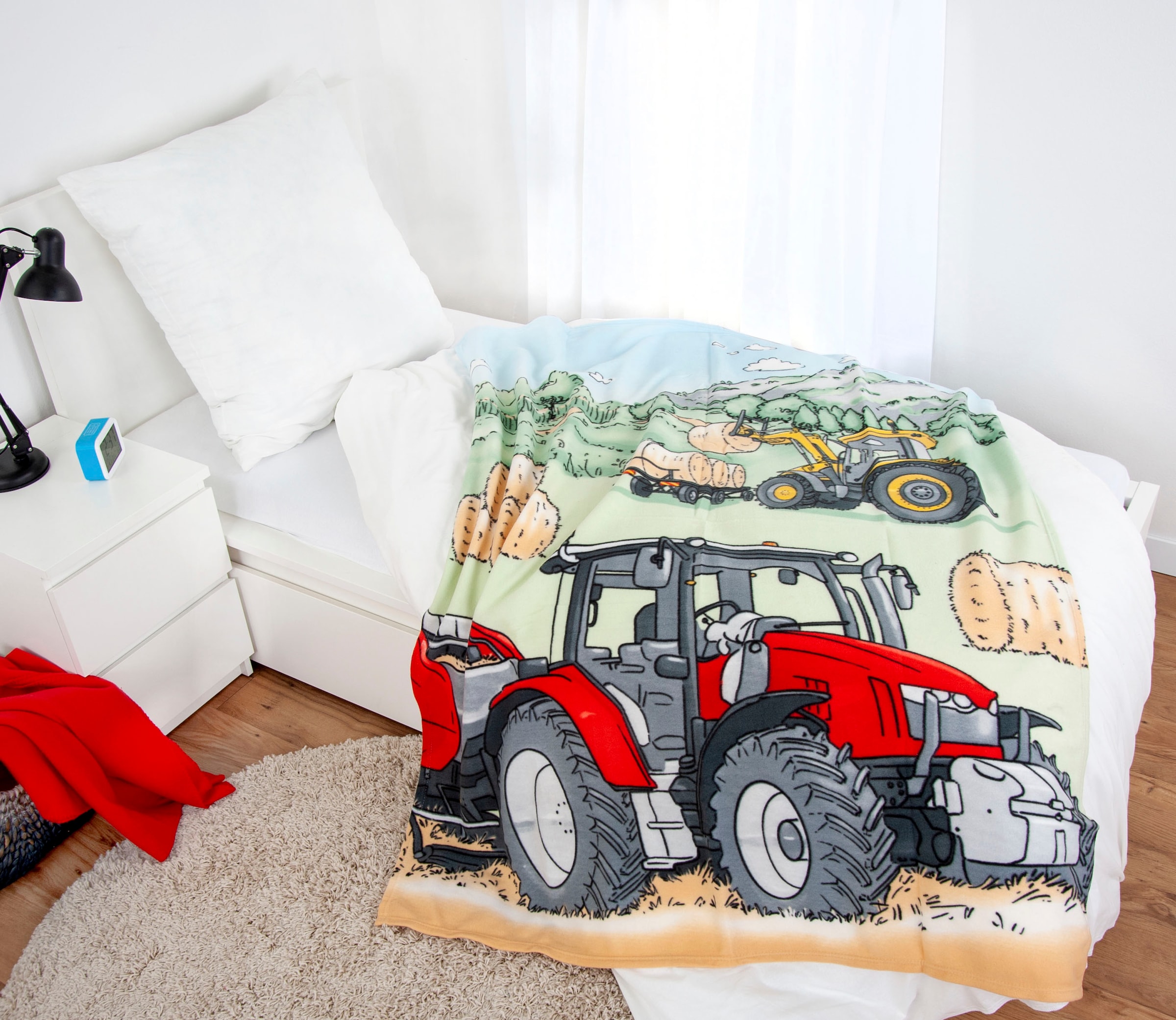 Kuscheldecke mit Motiv, »Traktor«, Traktor Collection OTTO bestellen Herding Young Kinderdecke bei tollem