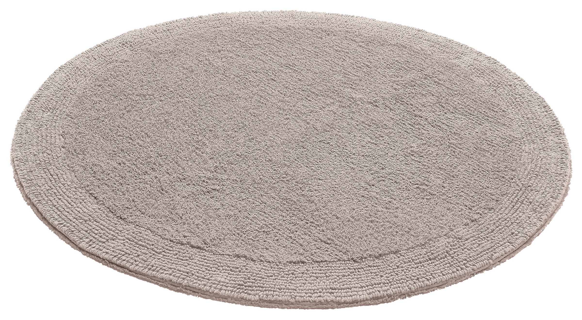 my home Badematte »Kapra, Badvorleger, Badezimmer Teppich«, beidseitig nutzbar-fußbodenheizungsgeeignet-strapazierfähig, mit Bordüre, Badteppich, Badematte, Baumwolle