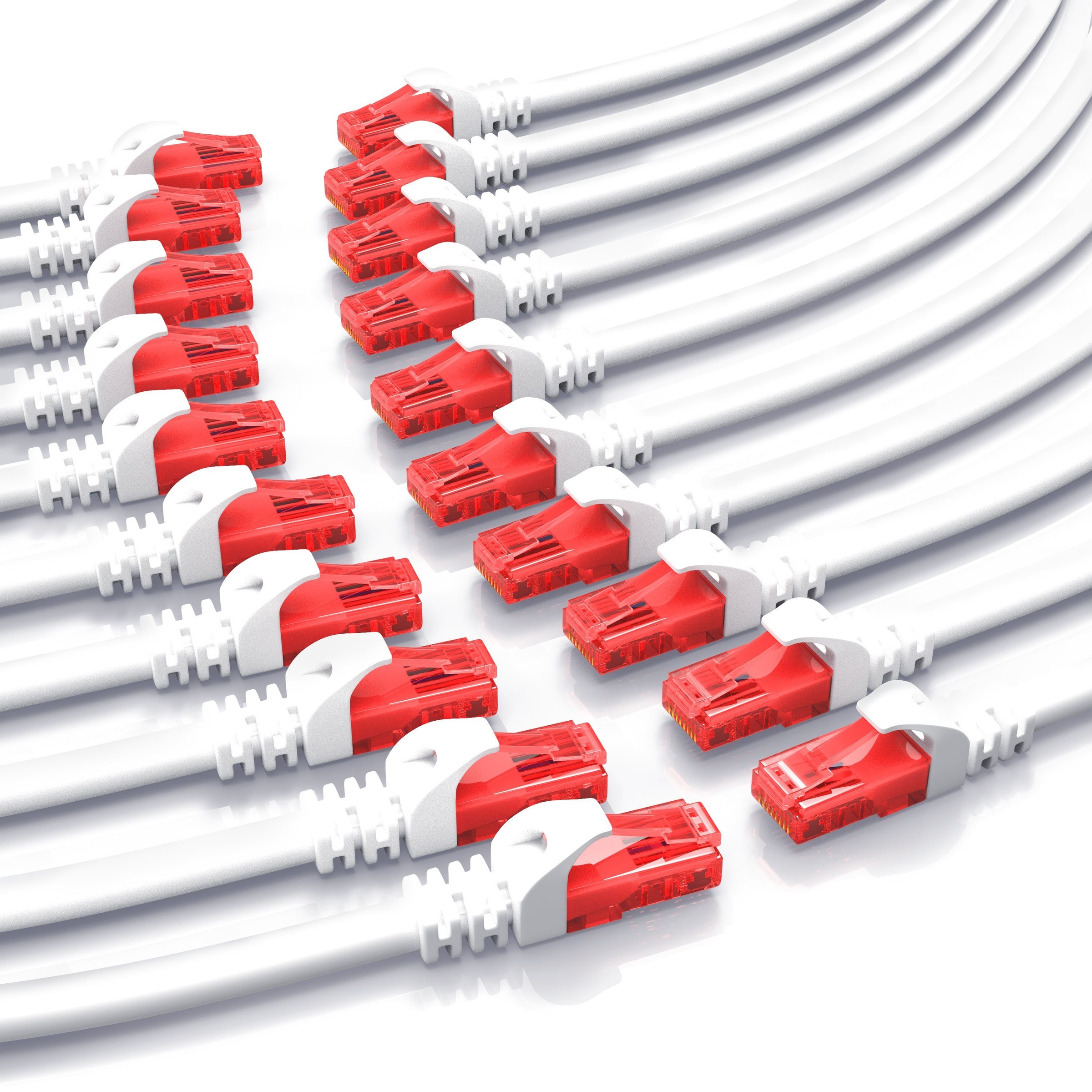 CAT.6 Gigabit Ethernet LAN Patchkabel (RJ45) »mehrfach geschirmtes...