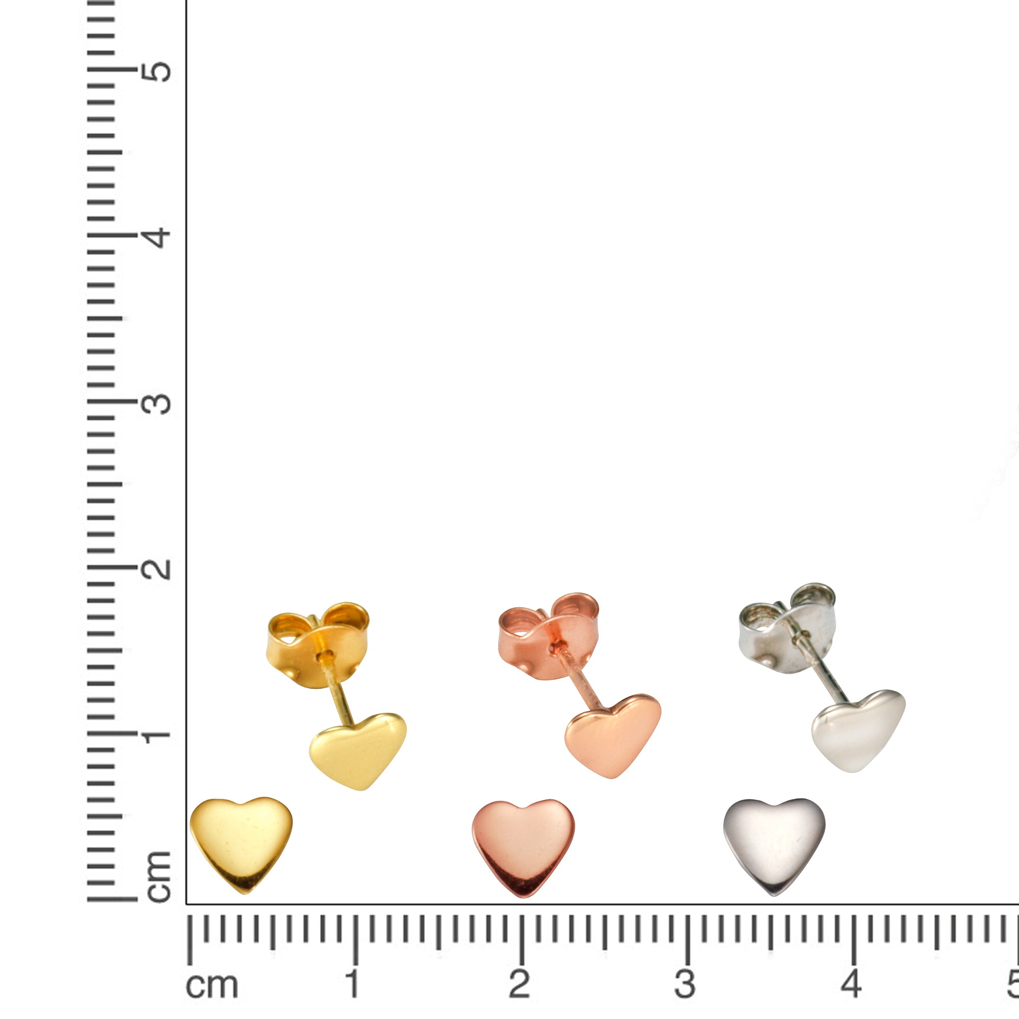 Firetti Ohrstecker-Set »Multipack Schmuck Geschenk Silber 925 Ohrringe Herz«