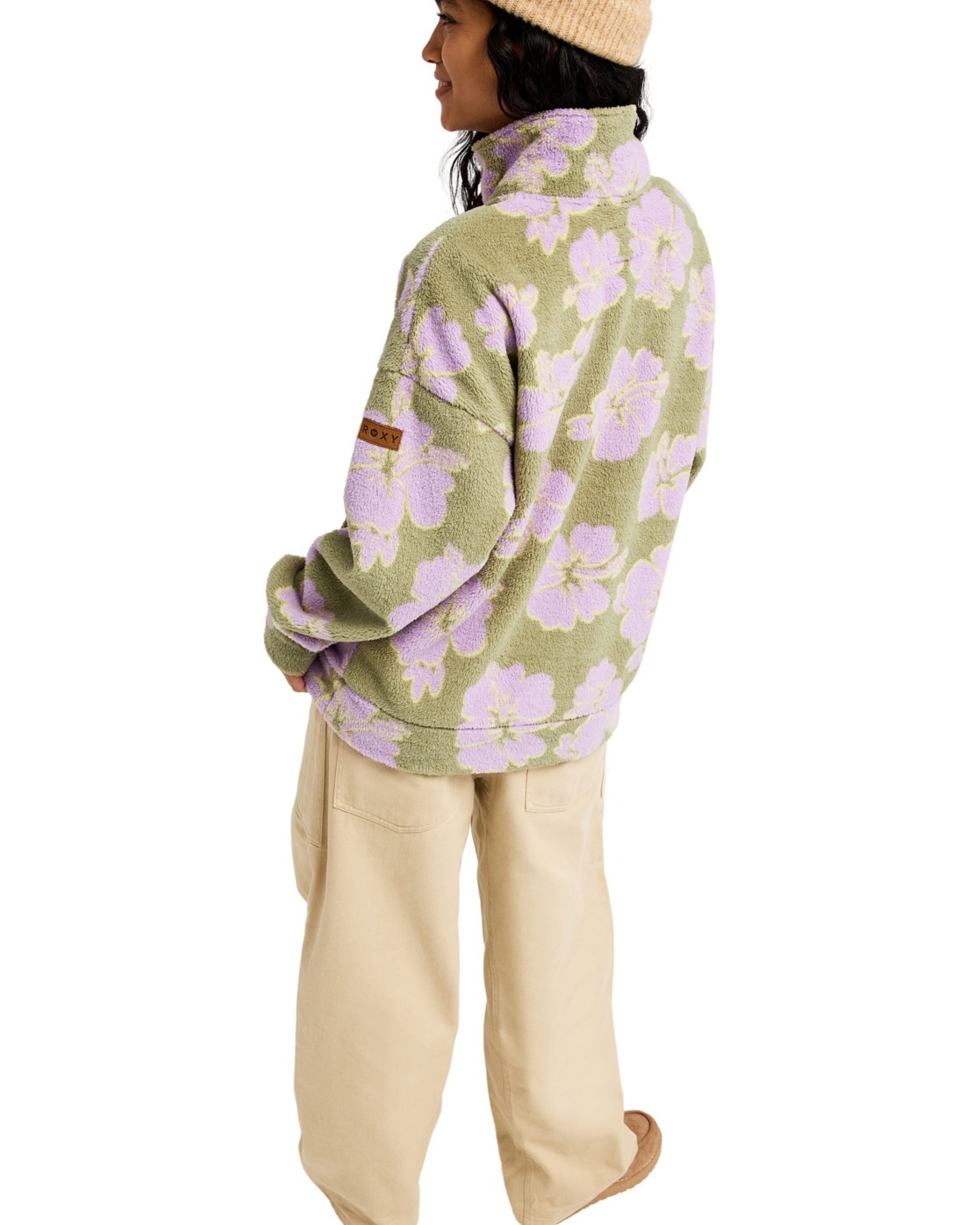 Roxy Strickfleece-Pullover »Live Out Loud«