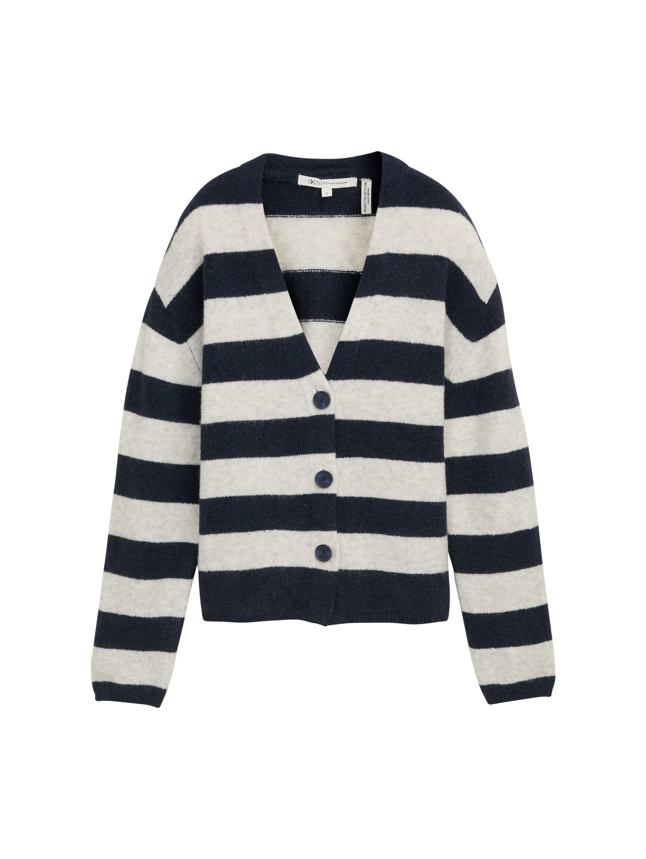 TOM TAILOR Denim Cardigan, mit V-Ausschnitt