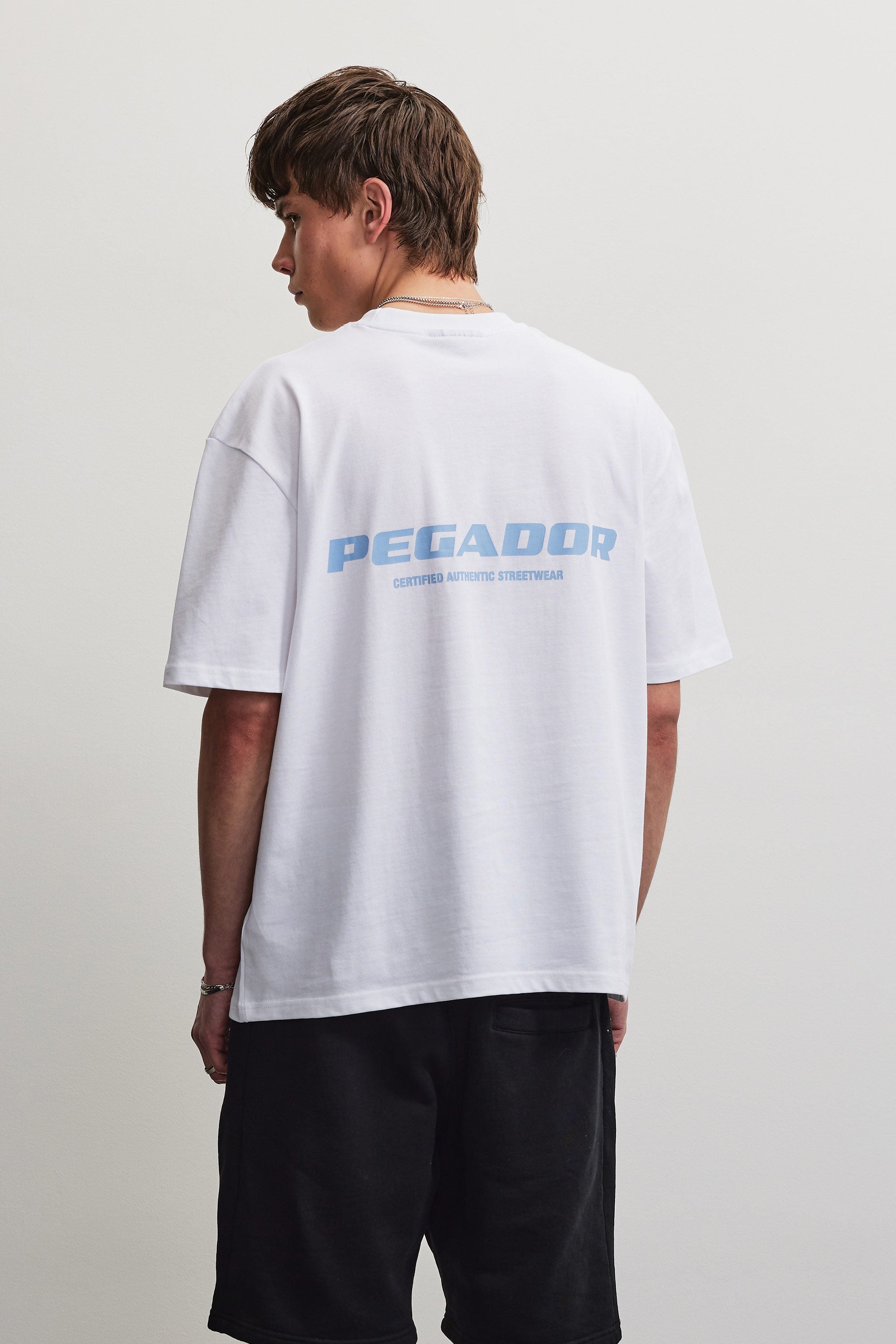 PEGADOR Rundhalsshirt »COLNE LOGO OVERSIZED TEE« Baumwolle, oversize