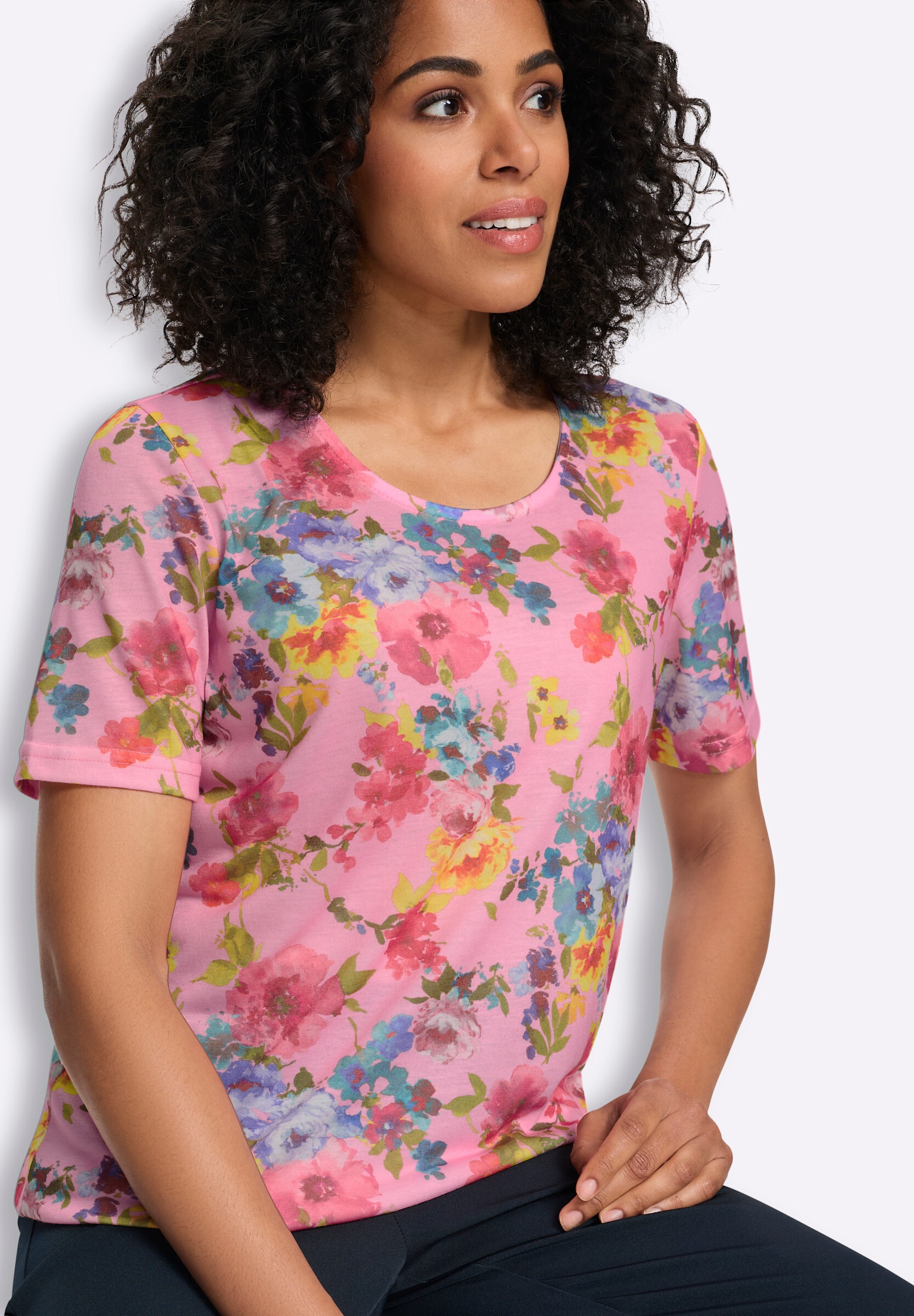 Sieh an! T-Shirt »Rundhals-Shirt Rundhalsshirt«
