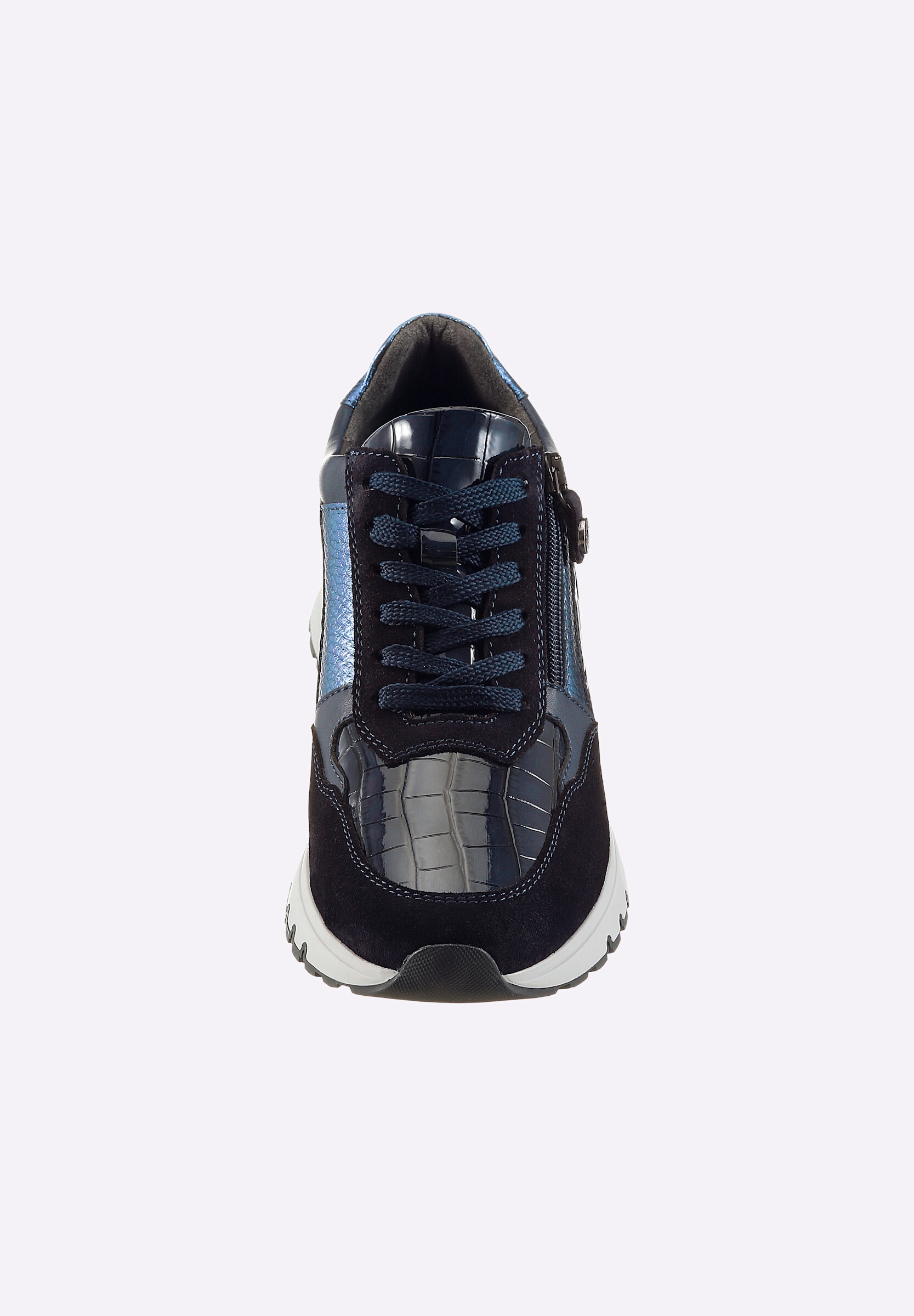 airsoft modern+ Schnürschuh »Sneaker Sneaker mit Metallic-Akzenten«
