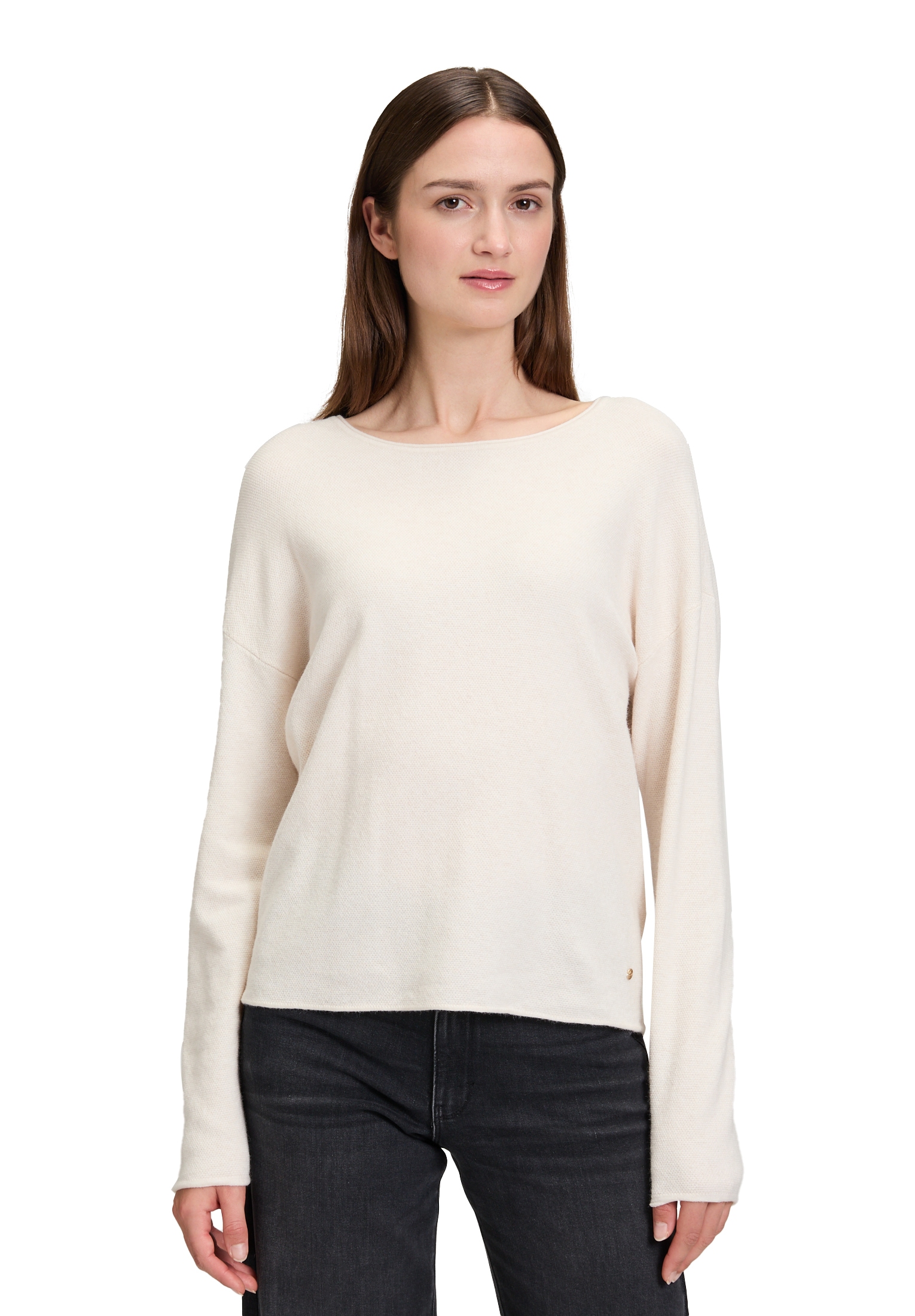 Betty&Co Strickpullover »Strickpullover mit Rundhalsausschnitt«