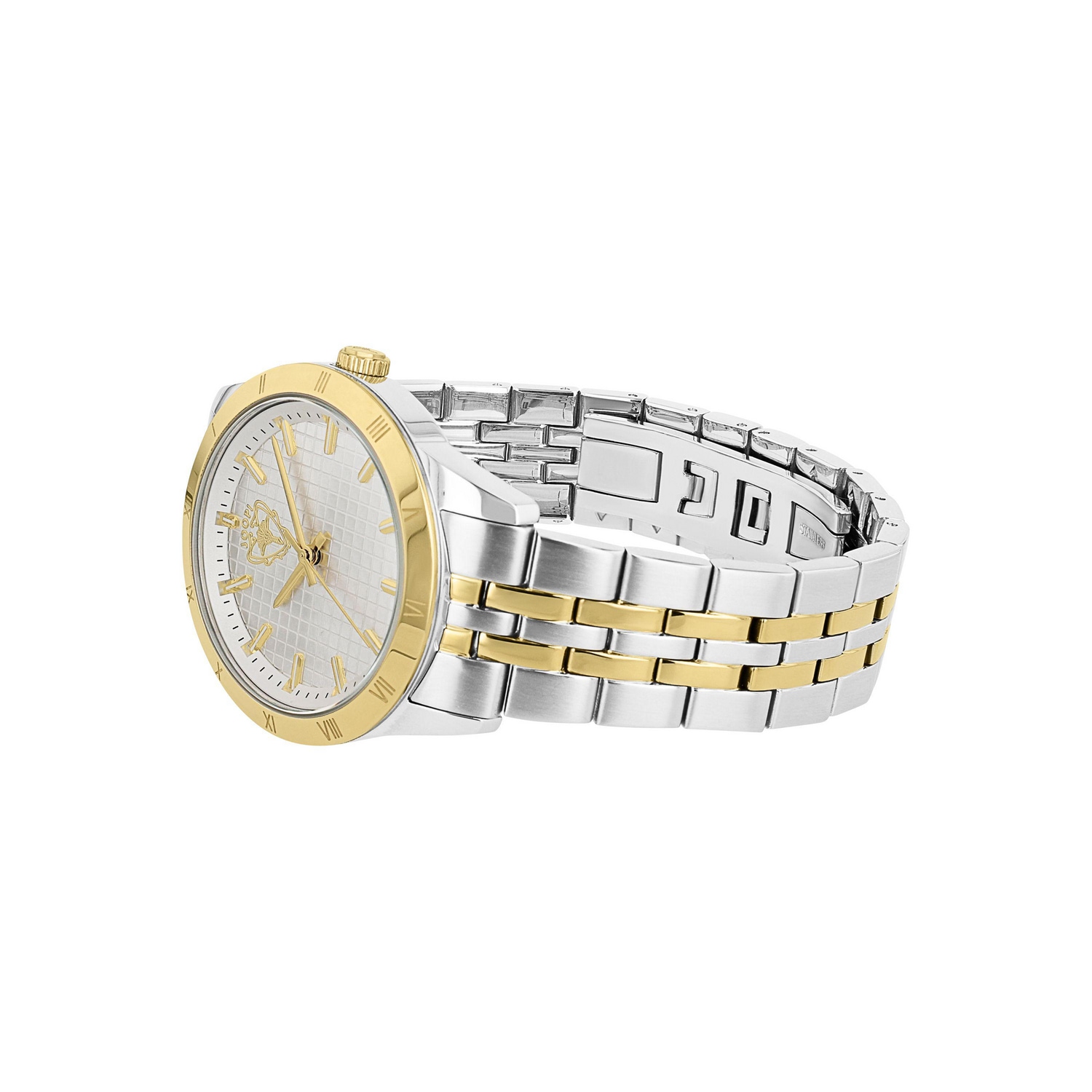 JOOP! Quarzuhr Armbanduhr, Damenuhr, Edelstahlarmband, analog