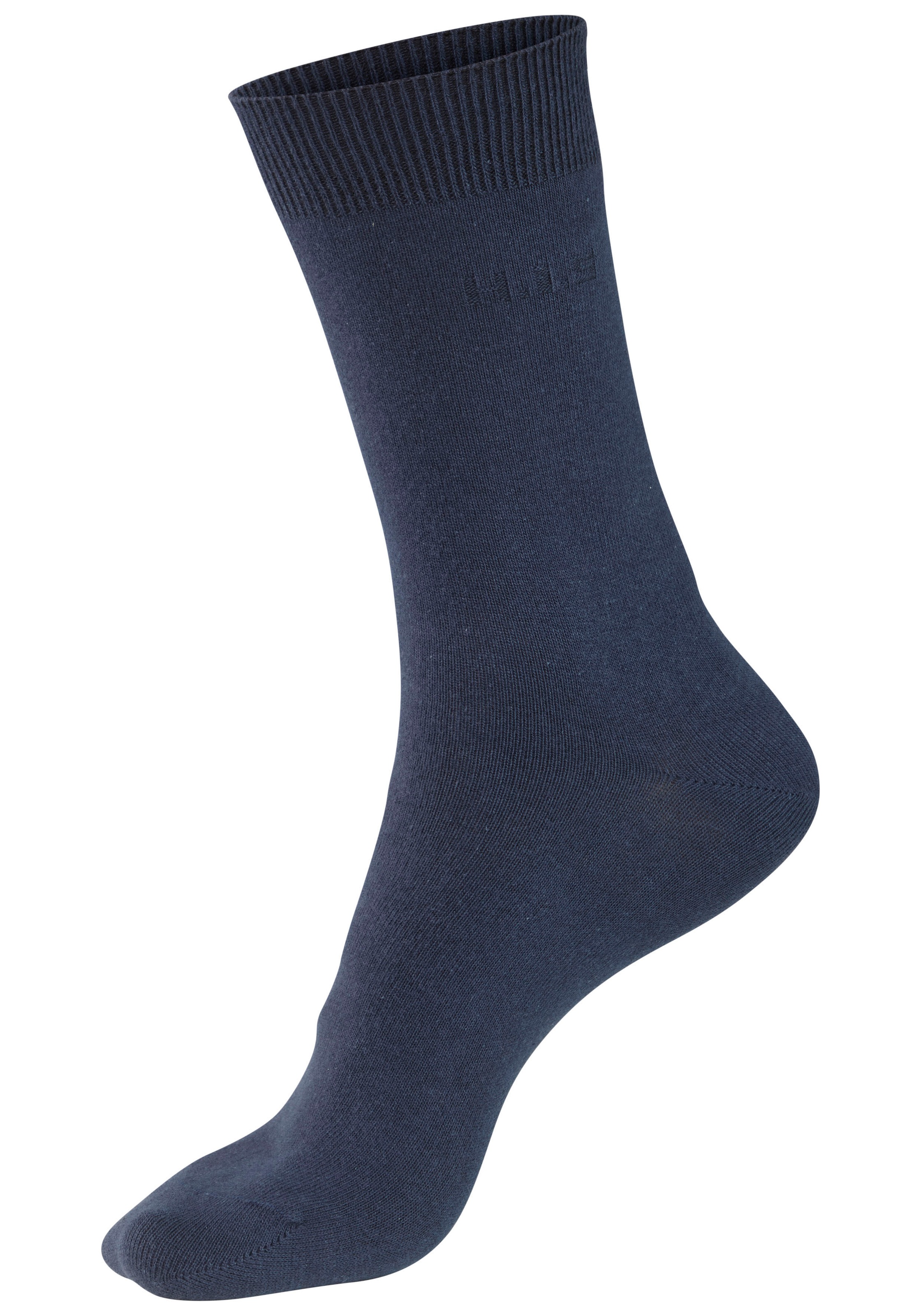 H.I.S Businesssocken »Herrensocken, Männdersocken, uni Anzugsocken,« Packung, 5 Paar tlg. mit klassischem Rippbündchen, ohne drückende Naht