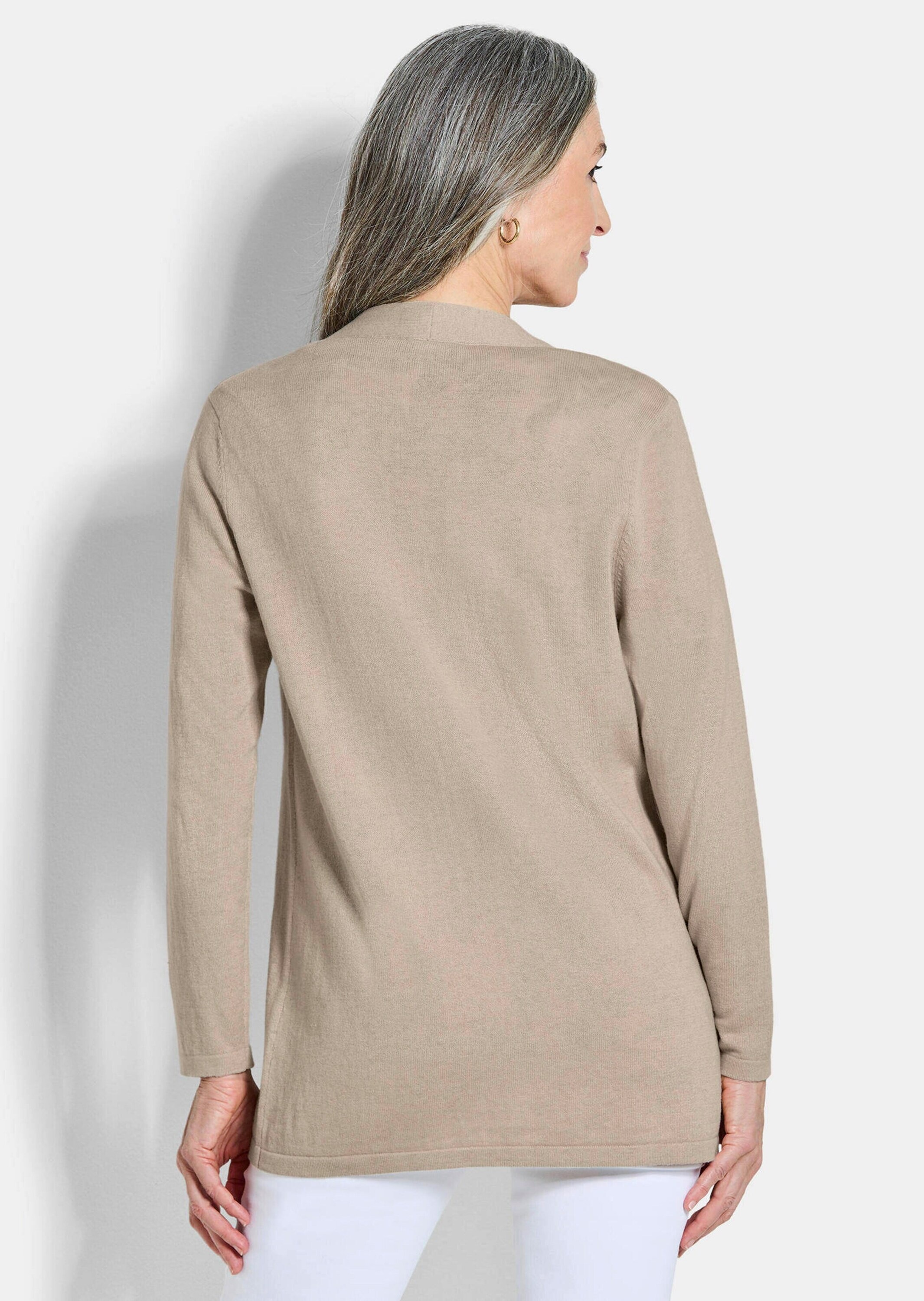 GOLDNER Strickjacke »Kurzgröße Elegante Strickjacke mit Kaschmir« mit Kaschmieranteil