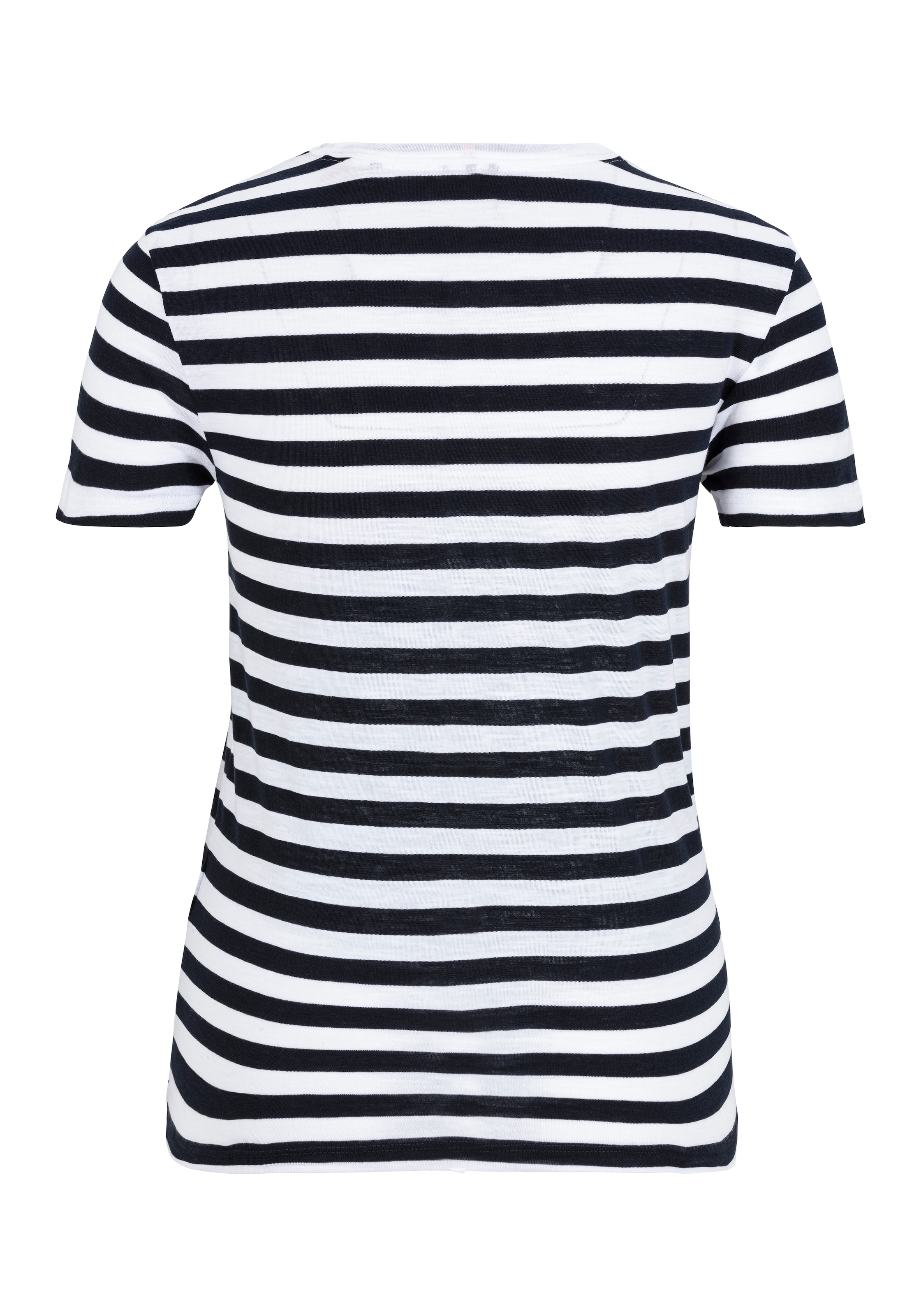 BOSS ORANGE T-Shirt »Esla Striped Premium Damenmode«, Premium Damenmode, im gestreiften Design