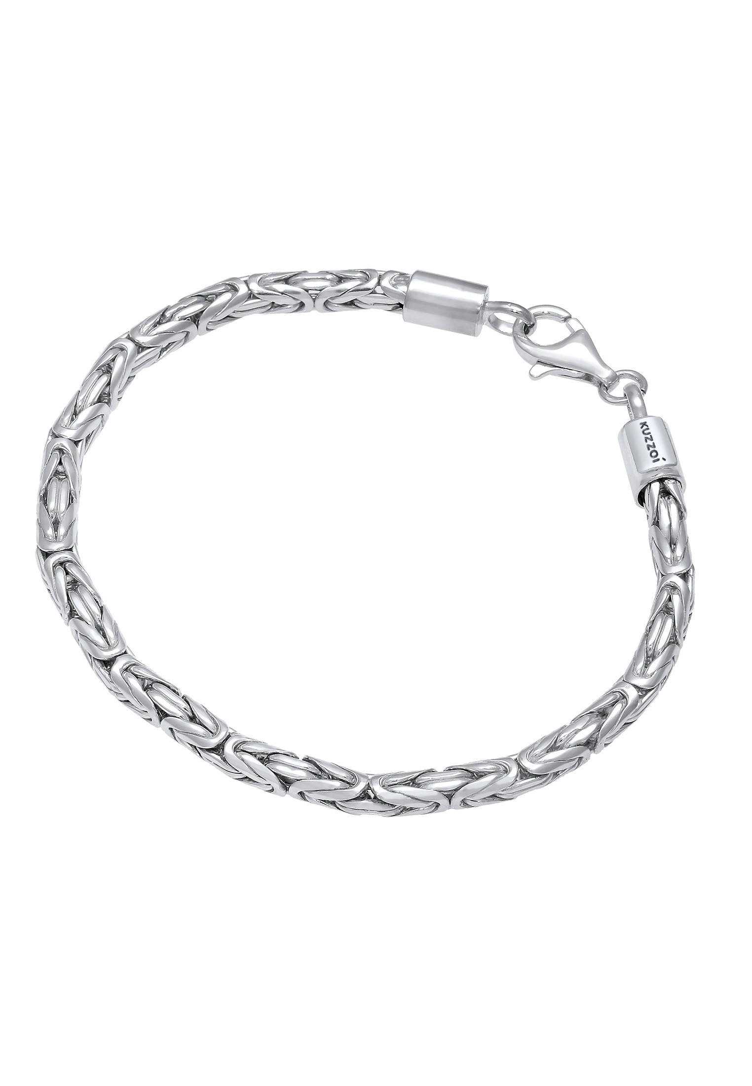 Kuzzoi Armkette »Armband Herren Königskette Robust 925 Silber«