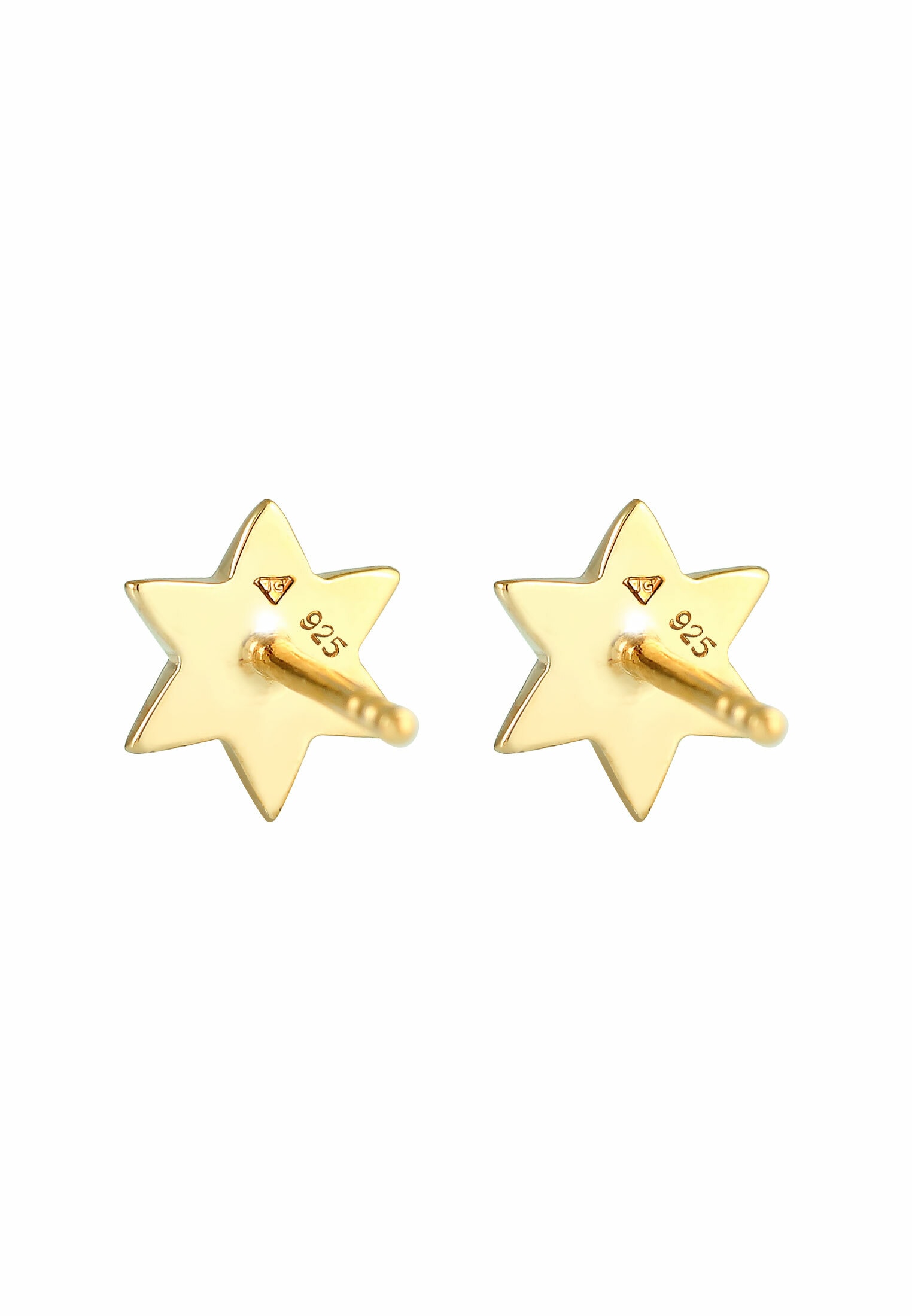 Elli Paar Ohrstecker »Ohrringe Stern Stecker Astro Opal Vintage Style 925 Silber«