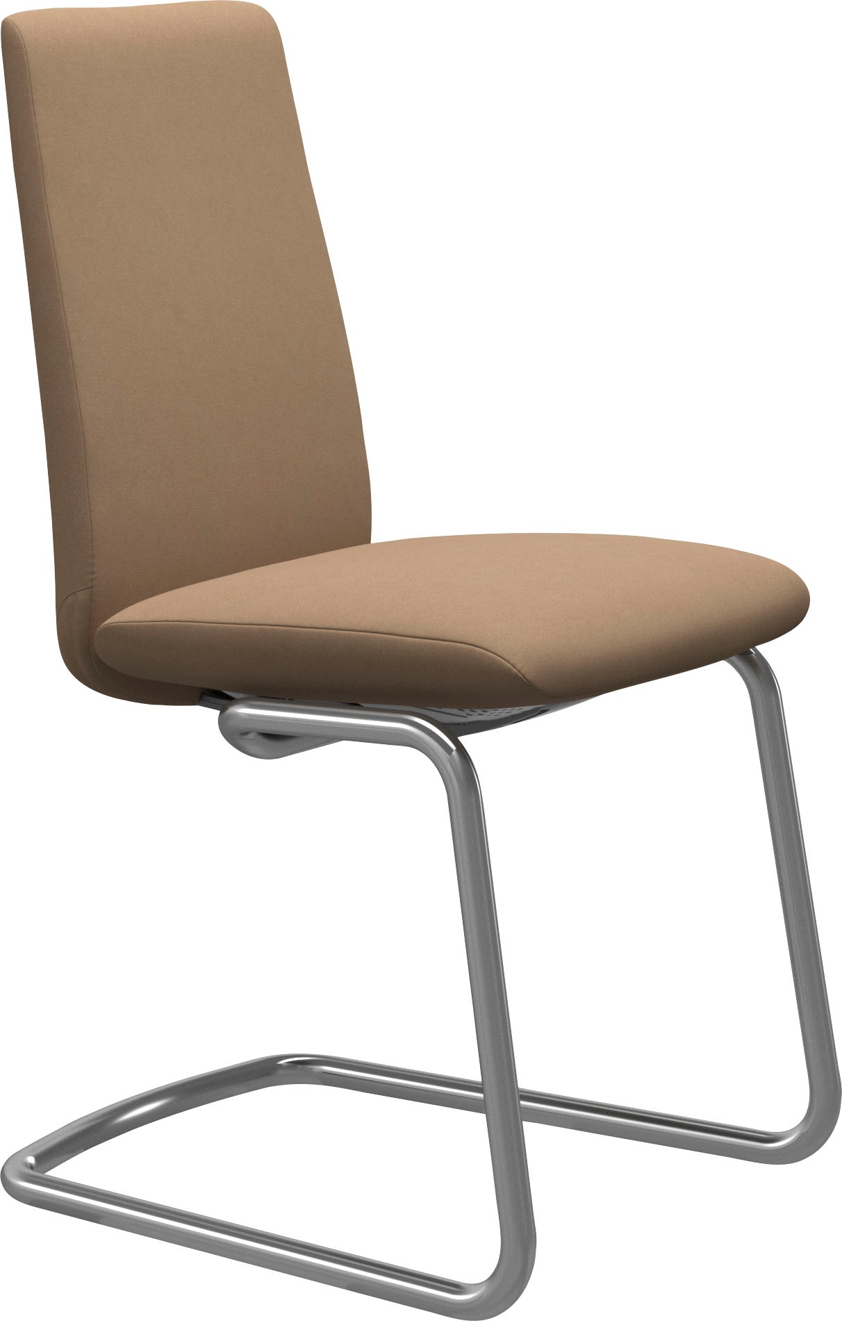 Stressless® Polsterstuhl »Laurel«, Microfaser DINAMICA, Low Back, Größe M, mit Beinen aus Stahl in Chrom glänzend