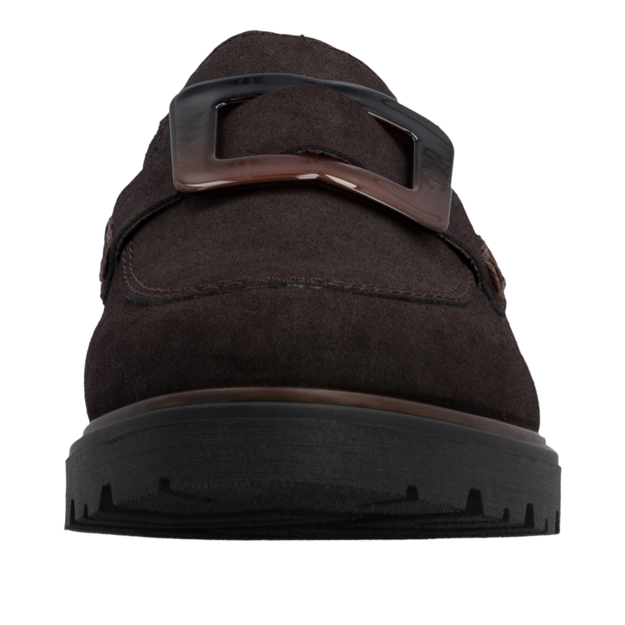 Rieker Loafer  Slipper, Schlupfschuh, Halbschuh mit großer Zierspange