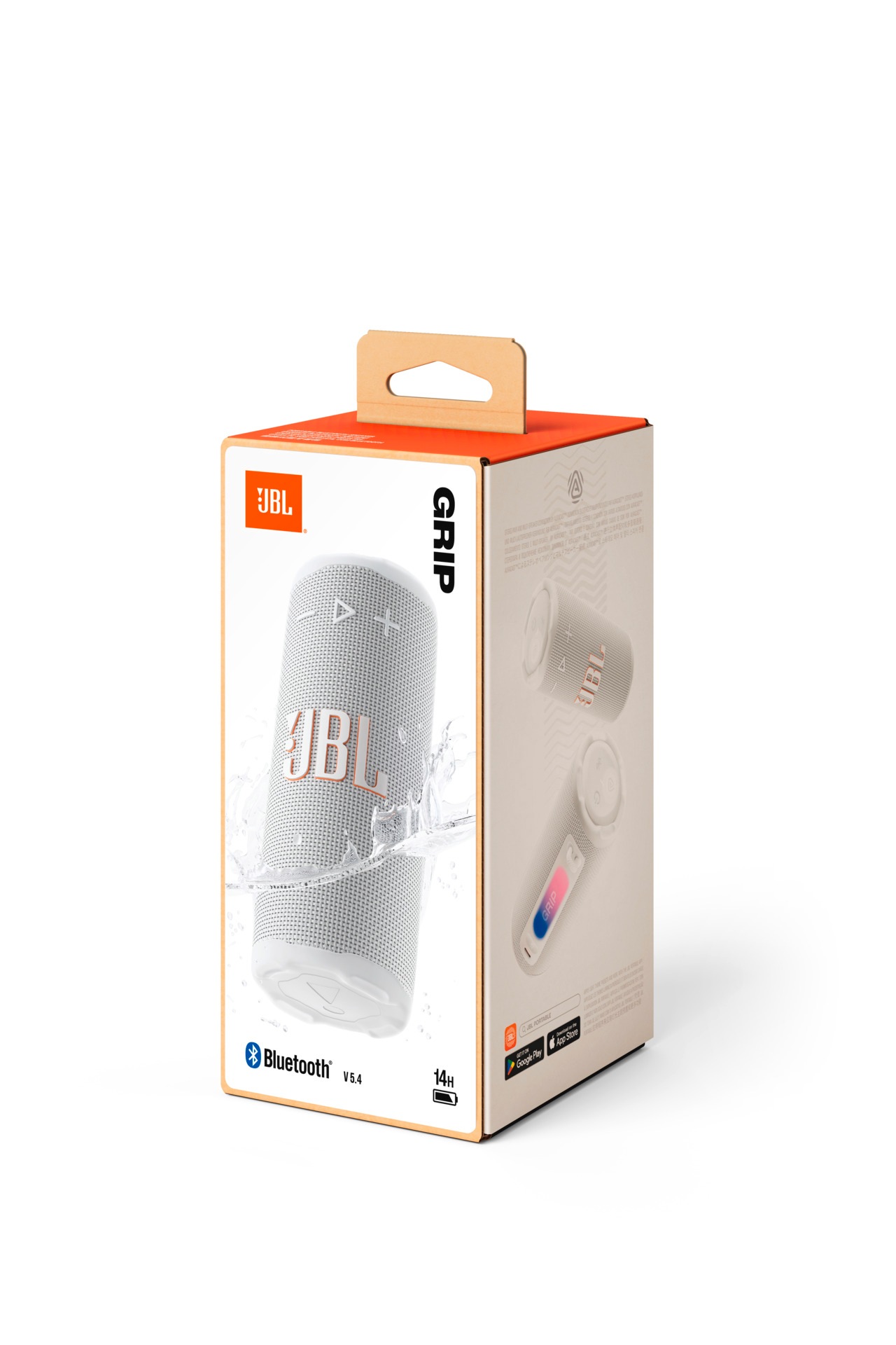 JBL Bluetooth-Lautsprecher »GRIP« (A2DP Bluetooth | AVRCP Bluetooth | Bluetooth 16 W) Kompakter Bluetooth-Speaker, starker JBL Pro Sound und Ambient Light