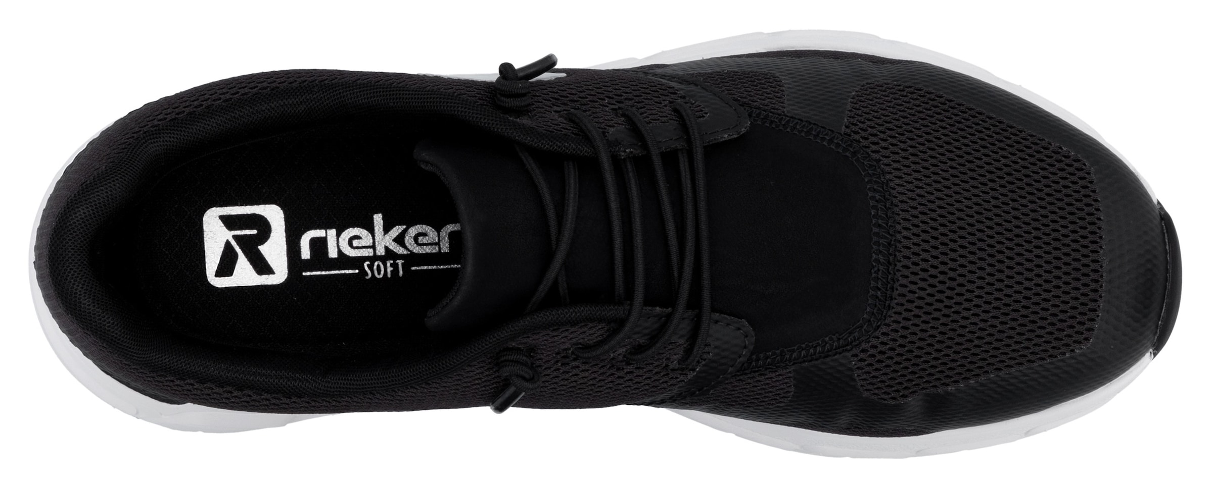RIEKER Sport Slip-On Sneaker »Preston«, Freizeitschuh, Halbschuh, Schlupfschuh mit Gummizug