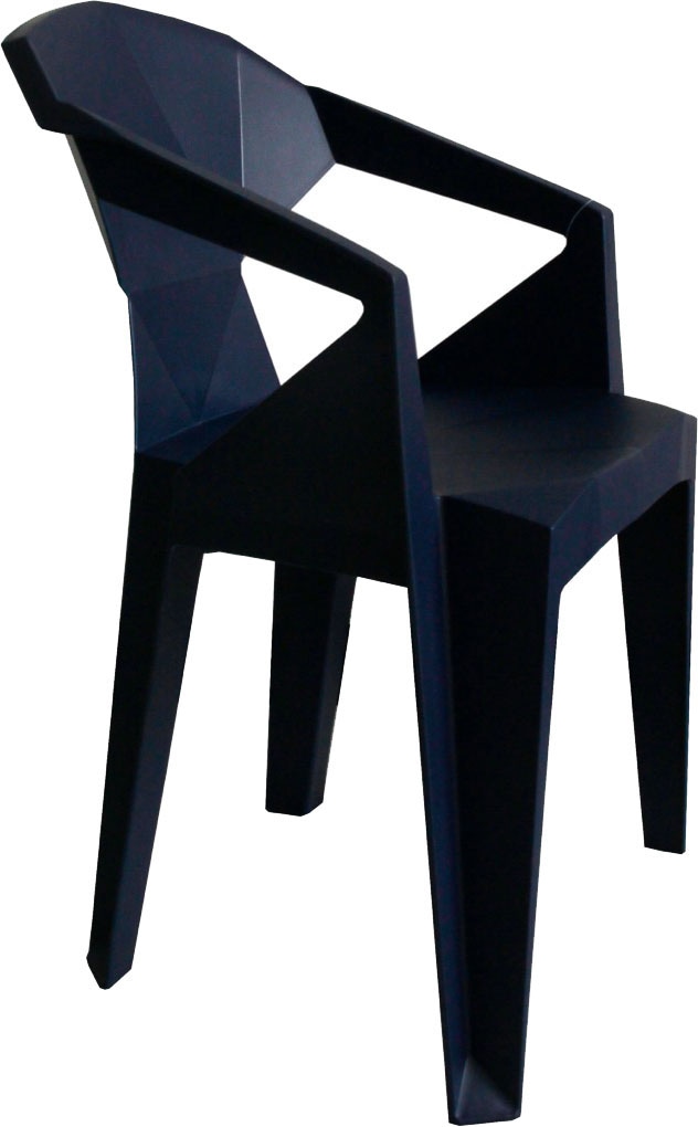 Kayoom 4-Fußstuhl »Stuhl Galerie, praktisch und gemütlich«, 1 St., modern, robust, pflegeleicht, für Indoor und Outdoor geeignet