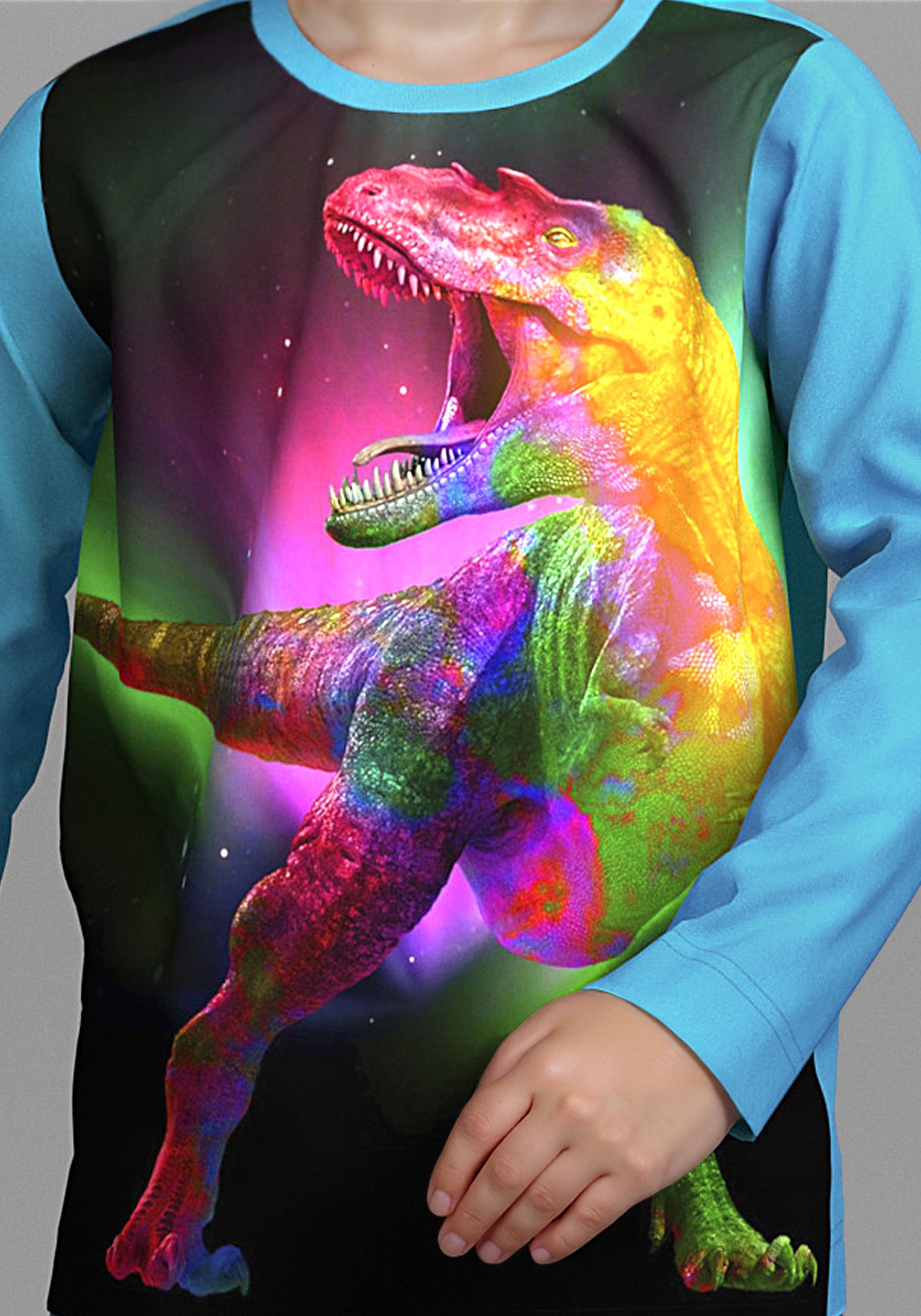 KIDSWORLD Langarmshirt »Dino-Shirt«, Dino Fotodruck