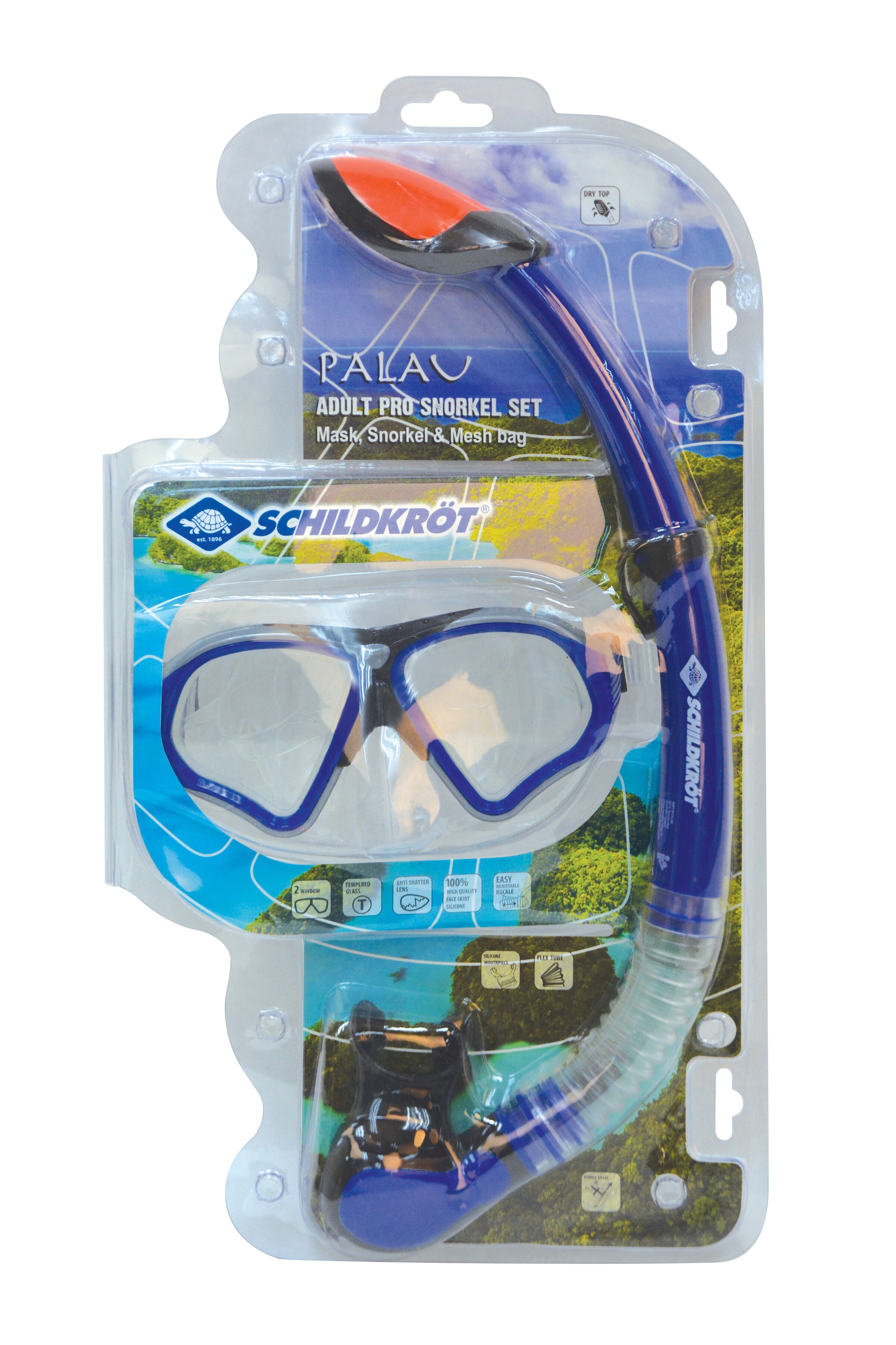 Schildkröt Tauchset »Schildkröt Schnorchel Set Pro PALAU - 2-teilig«