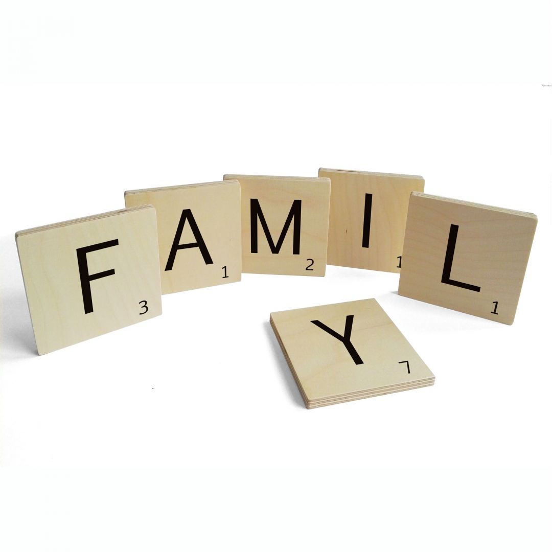 Wall-Art Wandspruch »Scrabble Deko Buchstaben Family«