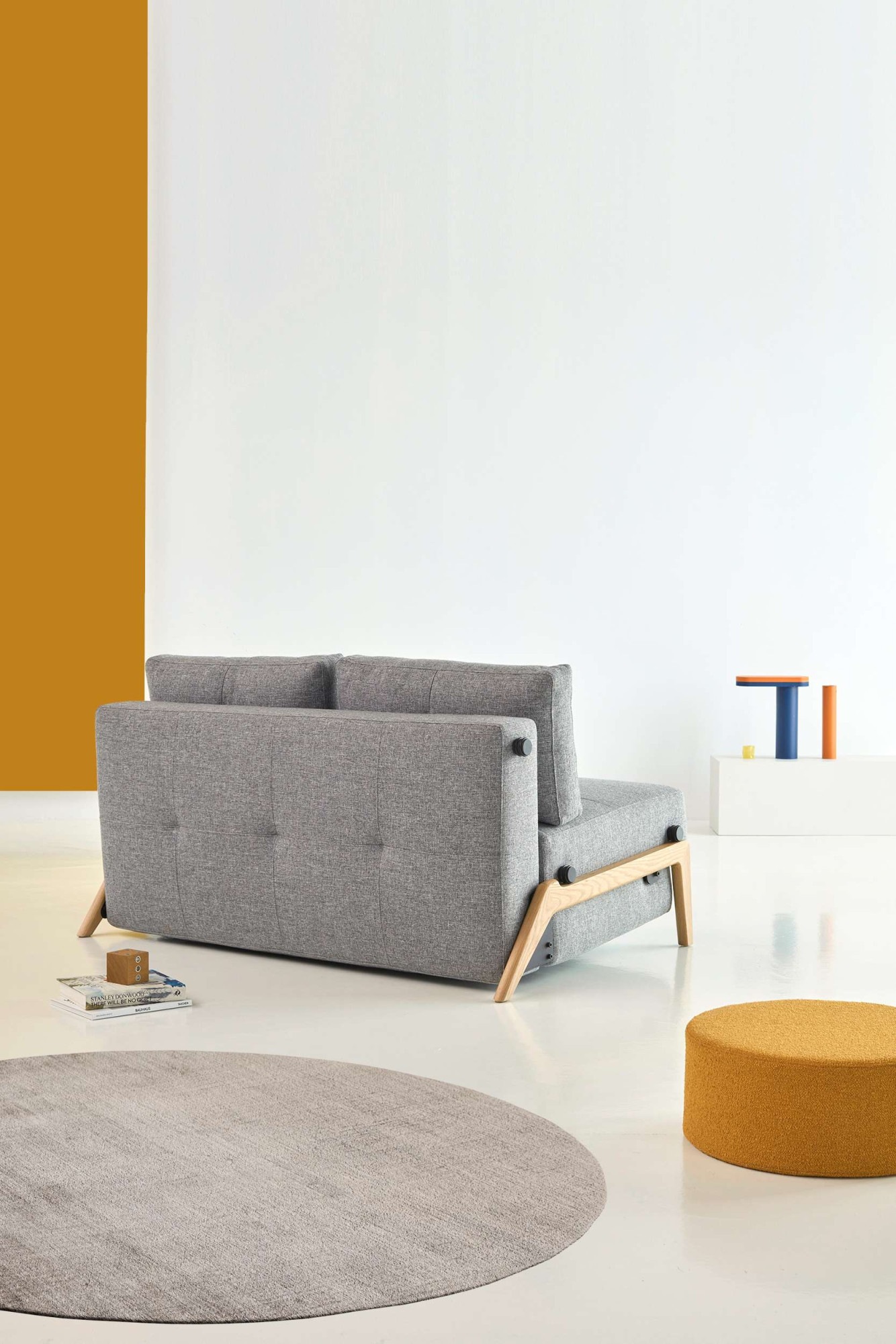 INNOVATION LIVING ™ Schlafsofa »Cubed Klappsofa, hochwertige Schlaffunktion, Design und extra Komfort«, Frontauszug, sehr platzsparend, abgewinkelt Sitzen, waagerecht liegen