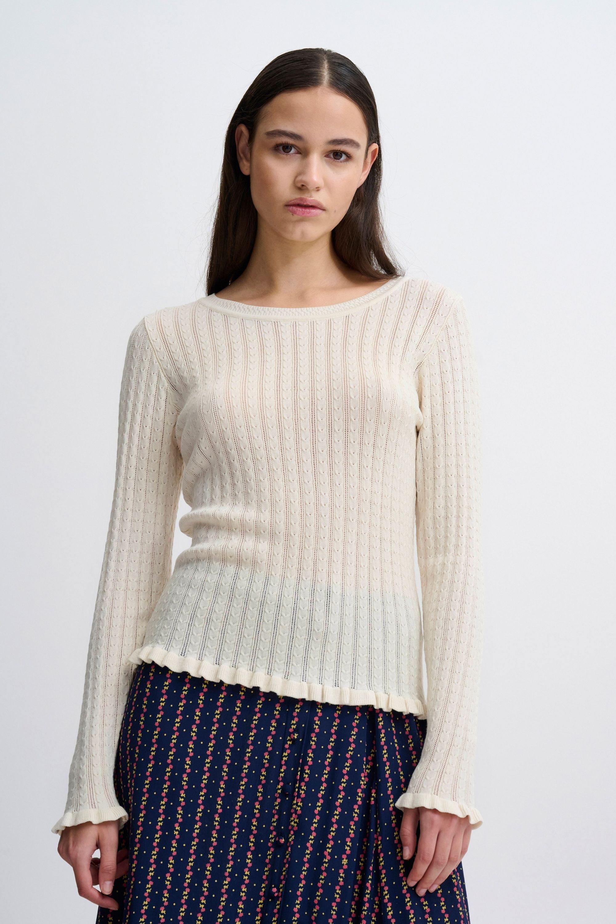 ATELIER RÊVE Strickfleece-Pullover »Strickpullover IRFantino«