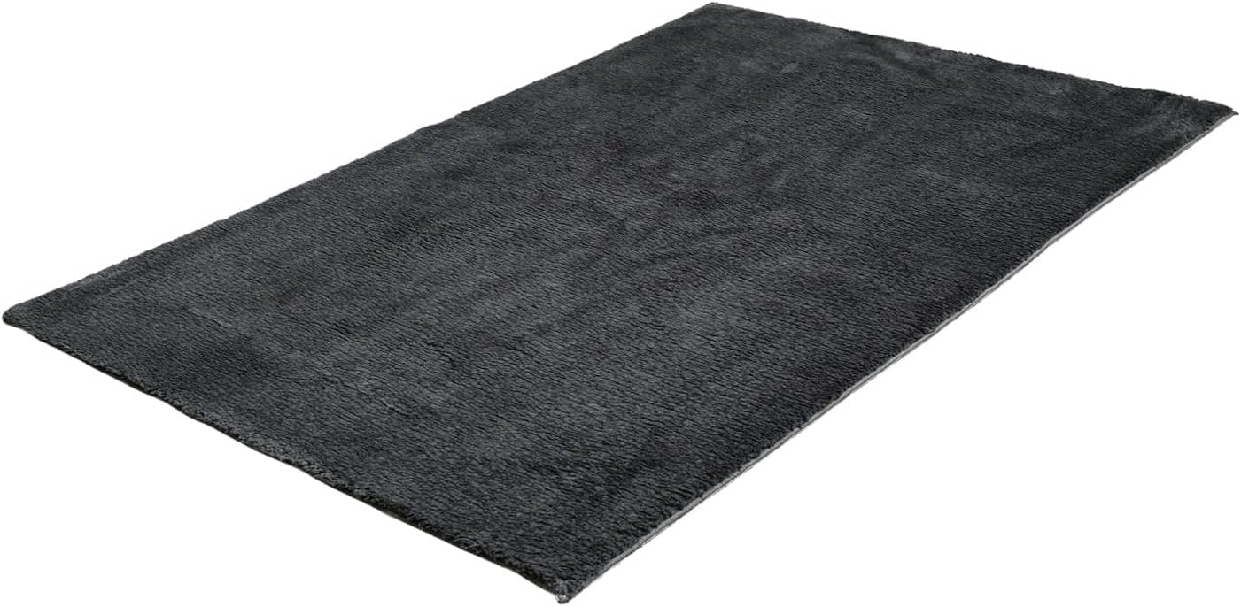 Carpet City Badematte »PURE500, Badteppich uni« Höhe 16 mm rutschhemmend beschichtet schnell trocknend Teppich Badezimmer, Badvorleger, Anti-Rutsch, Waschbar, Duschmatte