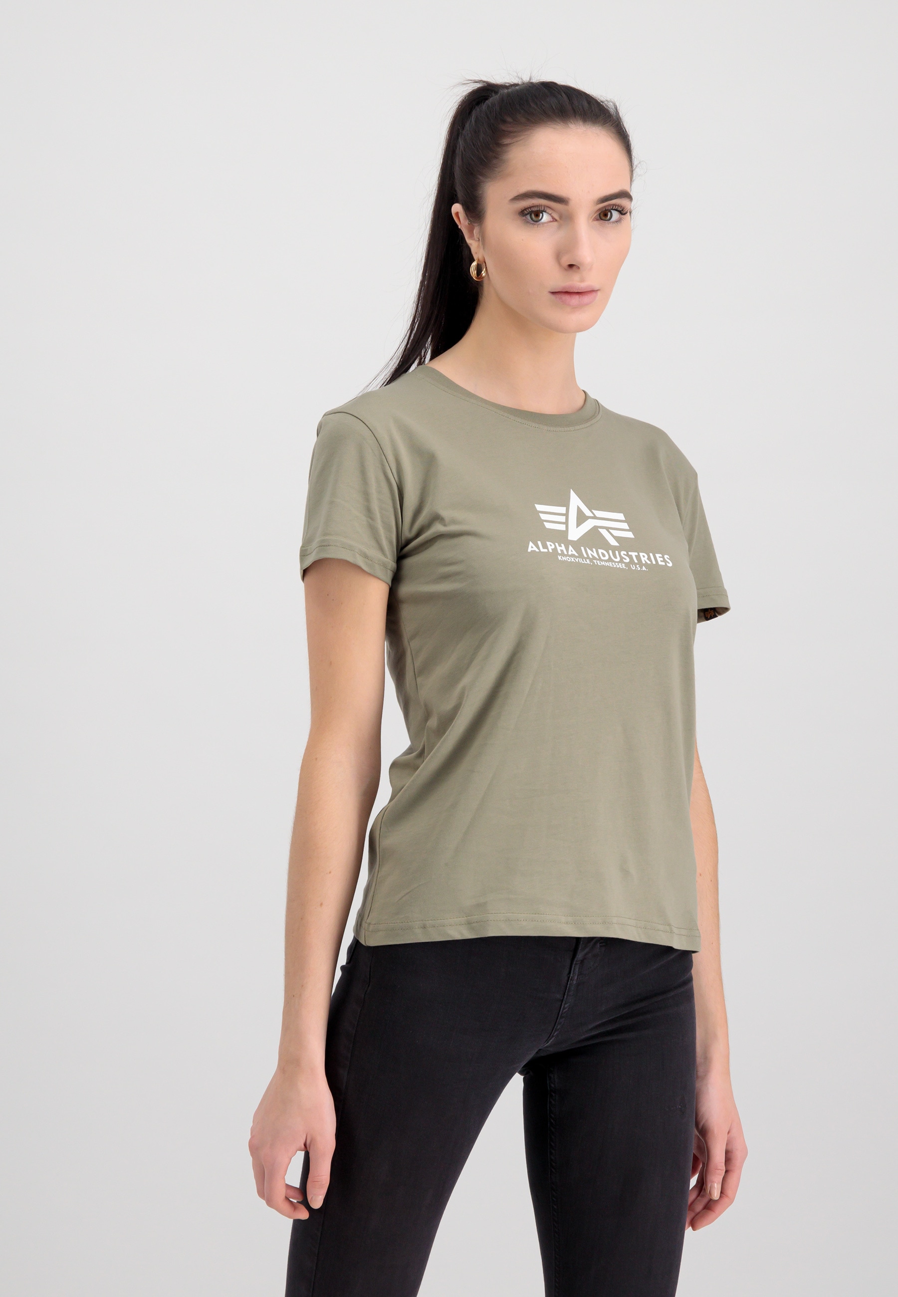T-Shirt »ALPHA INDUSTRIES Women - T-Shirts New Basic T Wmn«