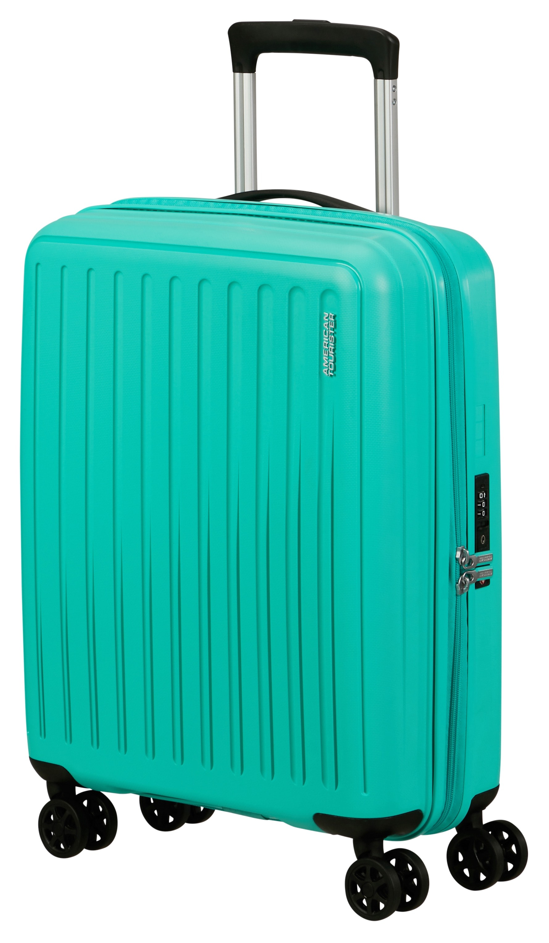 American Tourister® Hartschalen-Trolley »REJOY, verschiedene Größen und Farben«, 4 Rollen, Hartschalen-Koffer personalisierbar versenktes TSA-Schloss