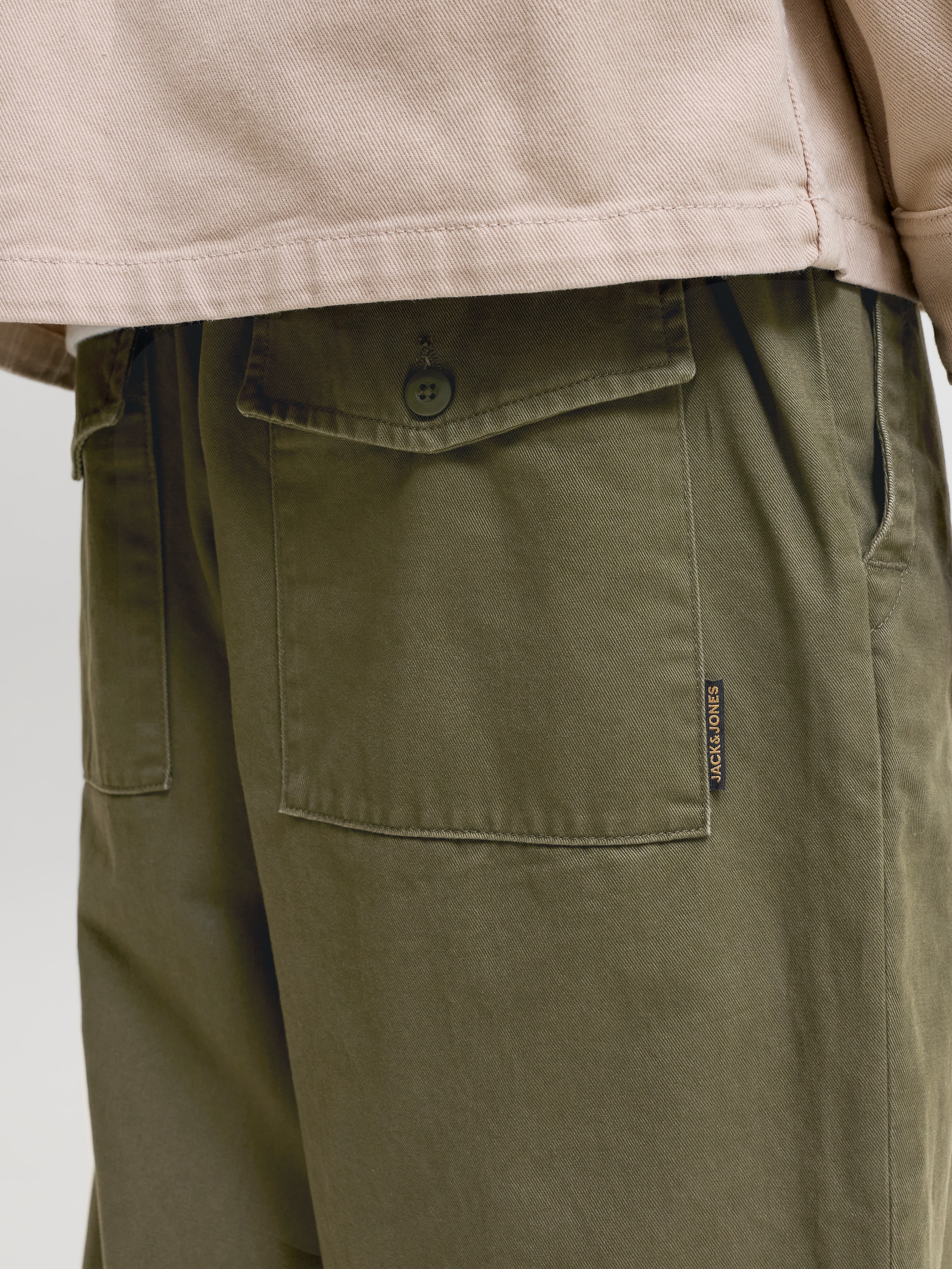 Jack & Jones Stoffhose »JPSTEVAN ELVARO JOGGER SN«  Baumwolle, Barrel Fit