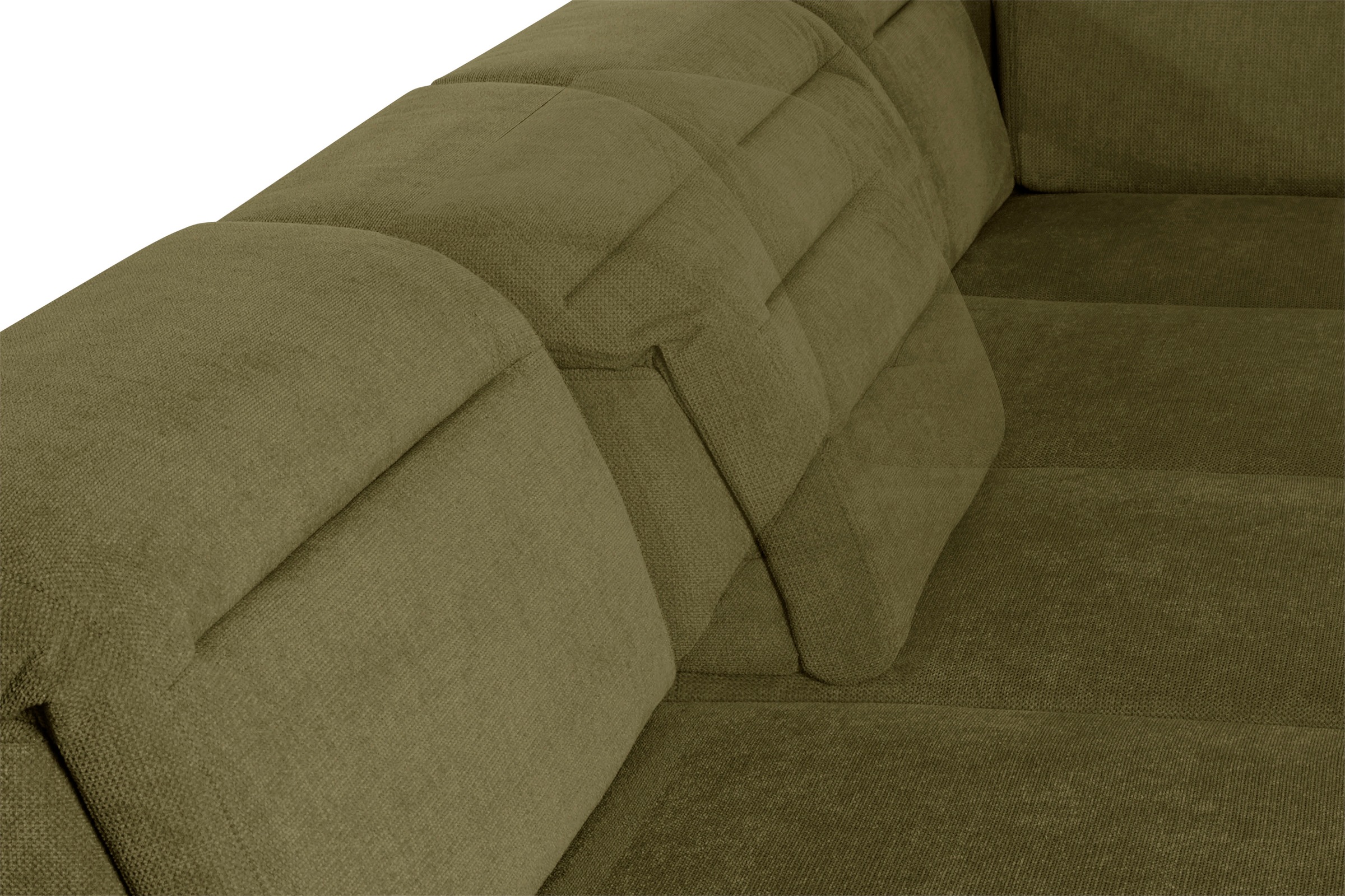 sit&more Wohnlandschaft »Percy U-Form«, 12 cm Fußhöhe, Sitztiefenverstellung, wahlweise in 2 Fußfarben