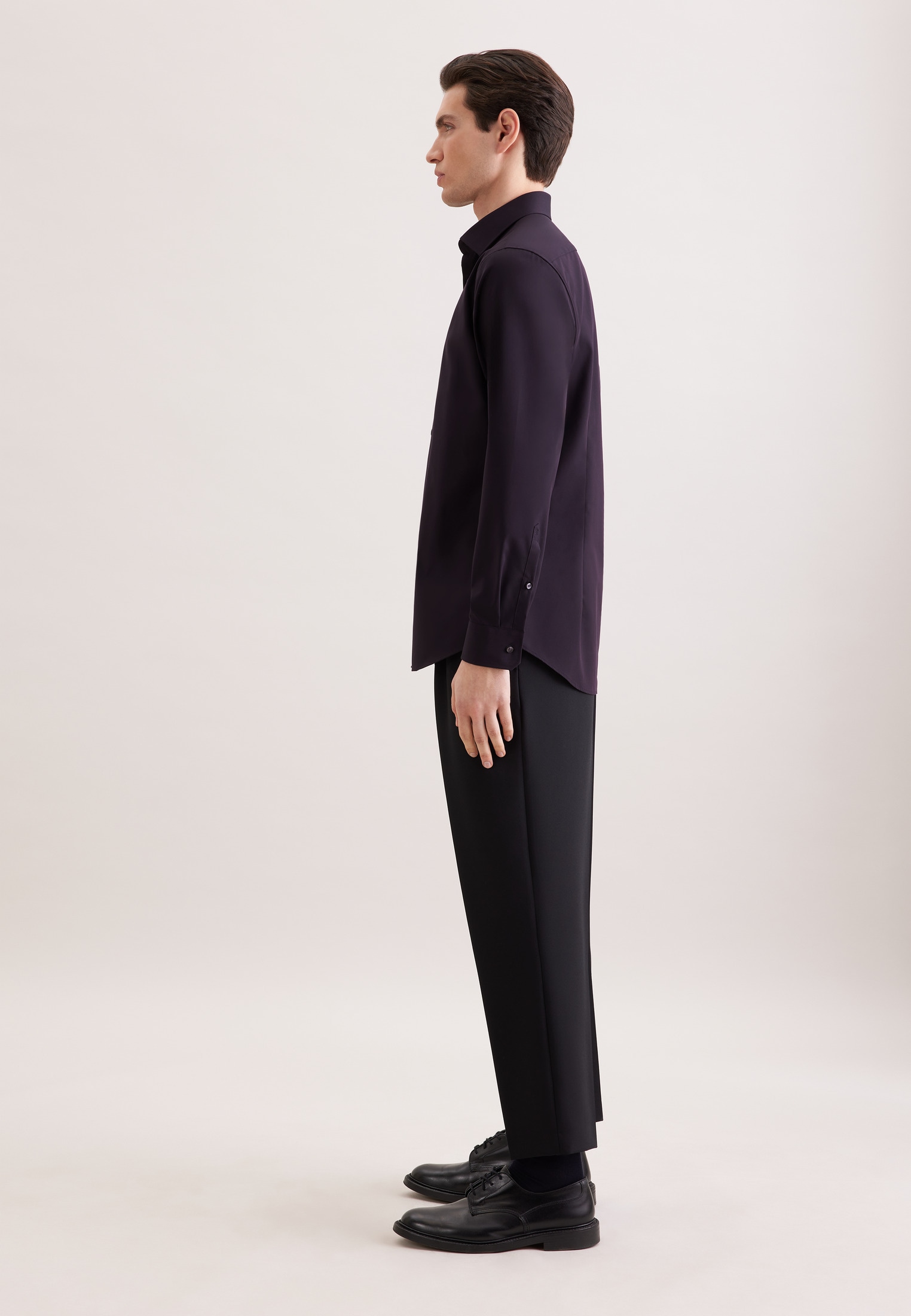 seidensticker Businesshemd »Schwarze Rose« Shaped 1/1 Kentkragen Uni