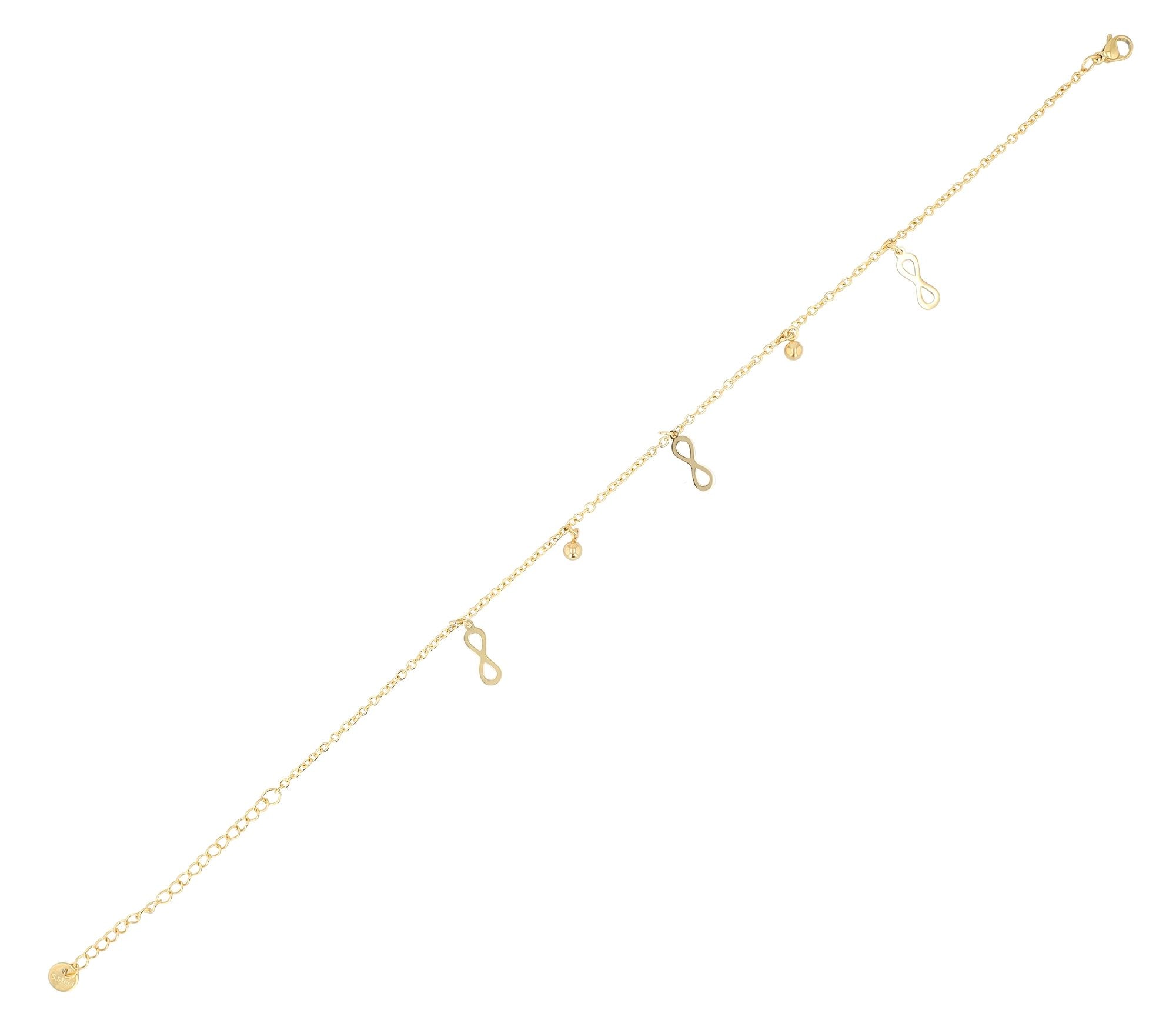 Adelia´s Kettenanhänger »Damen Anhänger ¿ Unendlichkeitszeichen Anhänger aus Edelstahl«