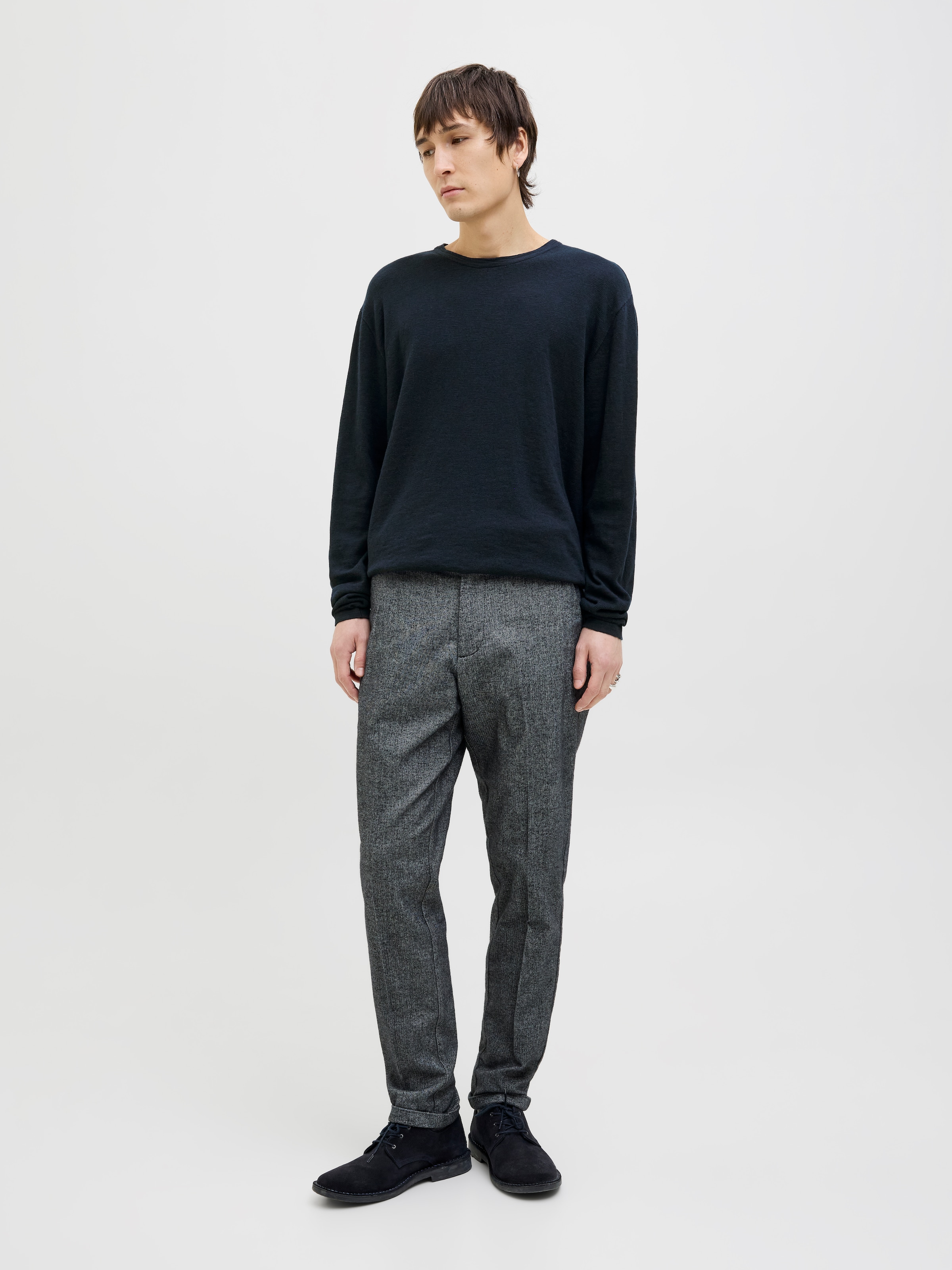 Jack & Jones »JJESUMMER KNIT CREW NECK SN« mit Rundhalsausschnitt